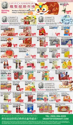 Preview of Oceans flyer - Grant’s Foodmart from shop Oceans valid from 30.01.2026
