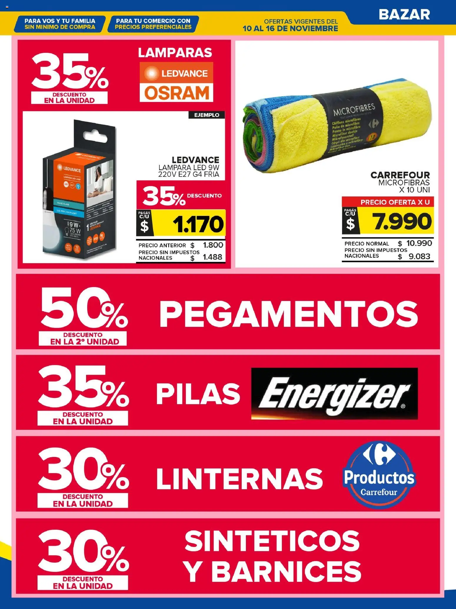 Carrefour Maxi catálogo │ válido desde el 10.11.2025 | Página: 26 | Productos: Carpa, Pilas, Lámpara
