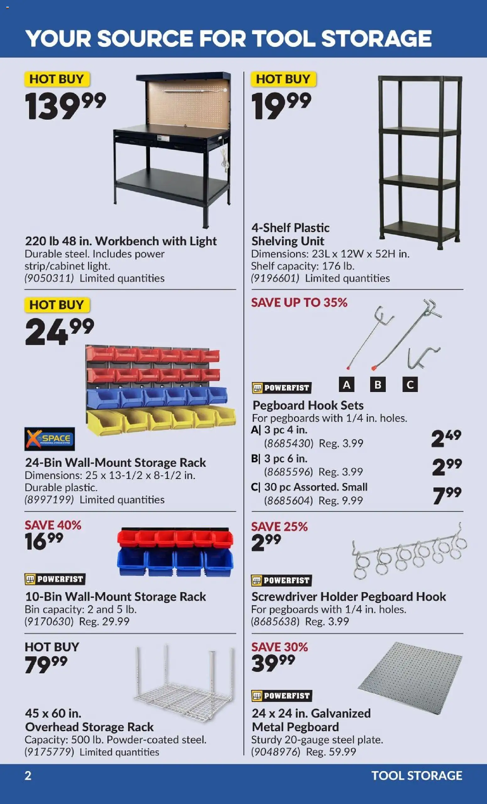 Princess Auto flyer valid from 13.01.2026 | Page: 8 | Products: PC, Shelf