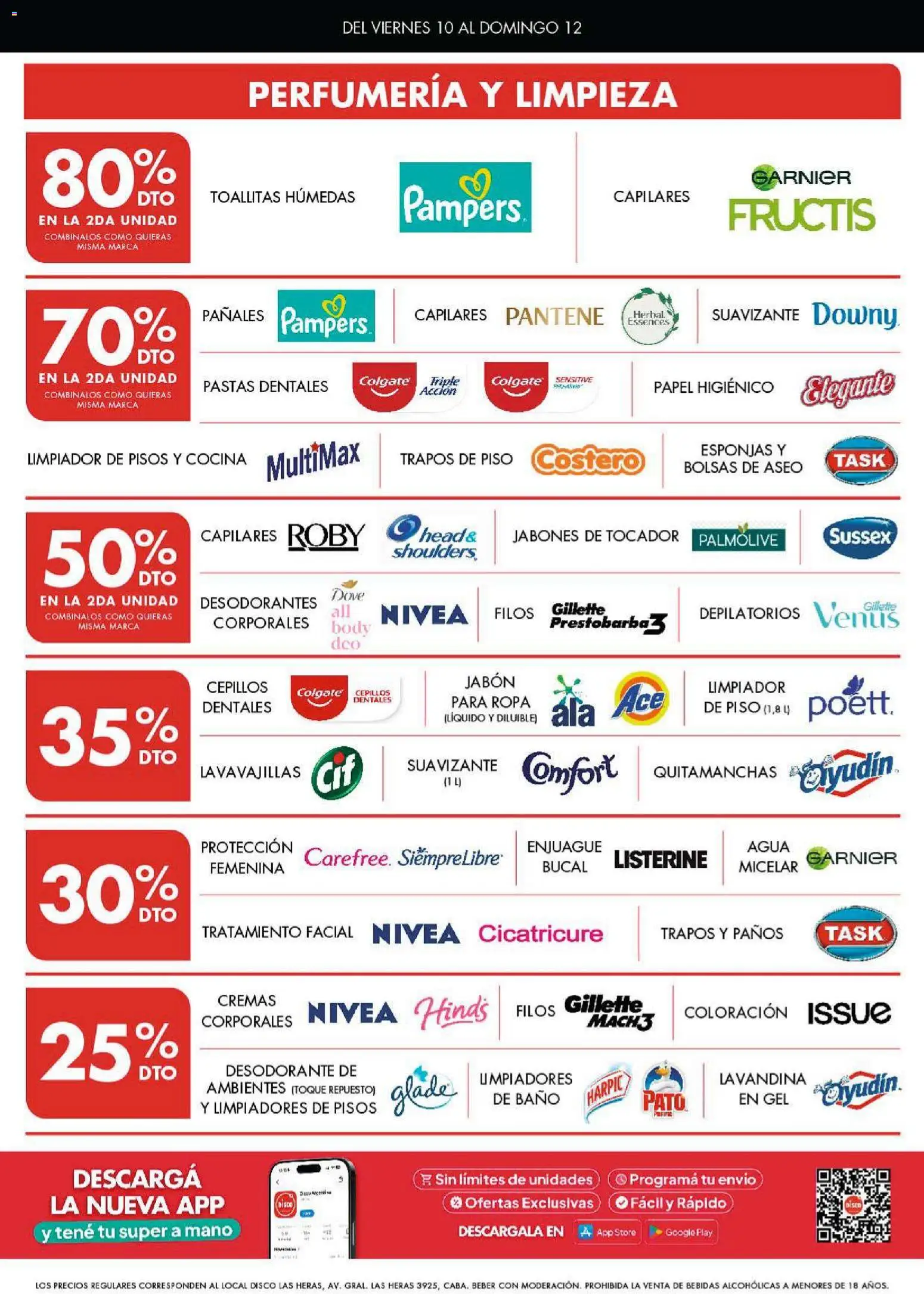 Disco ofertas │ válido desde el 10.04.2026 | Página: 6 | Productos: Papel higiénico, Lavandina, Suavizante, Pañales