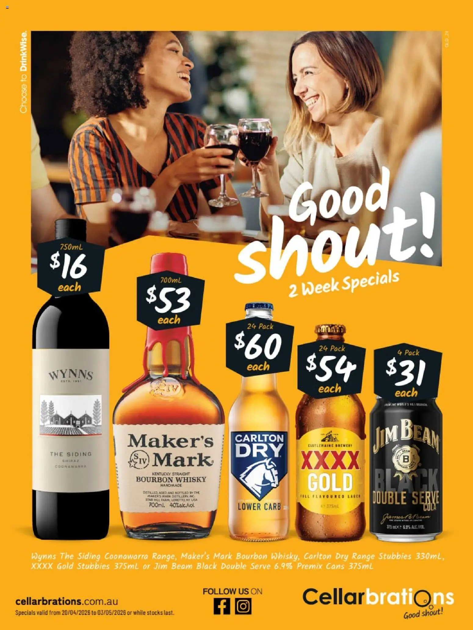 Cellarbrations catalogue - valid from 20.04.2026 | Page: 1 | Products: Handmade, Bourbon