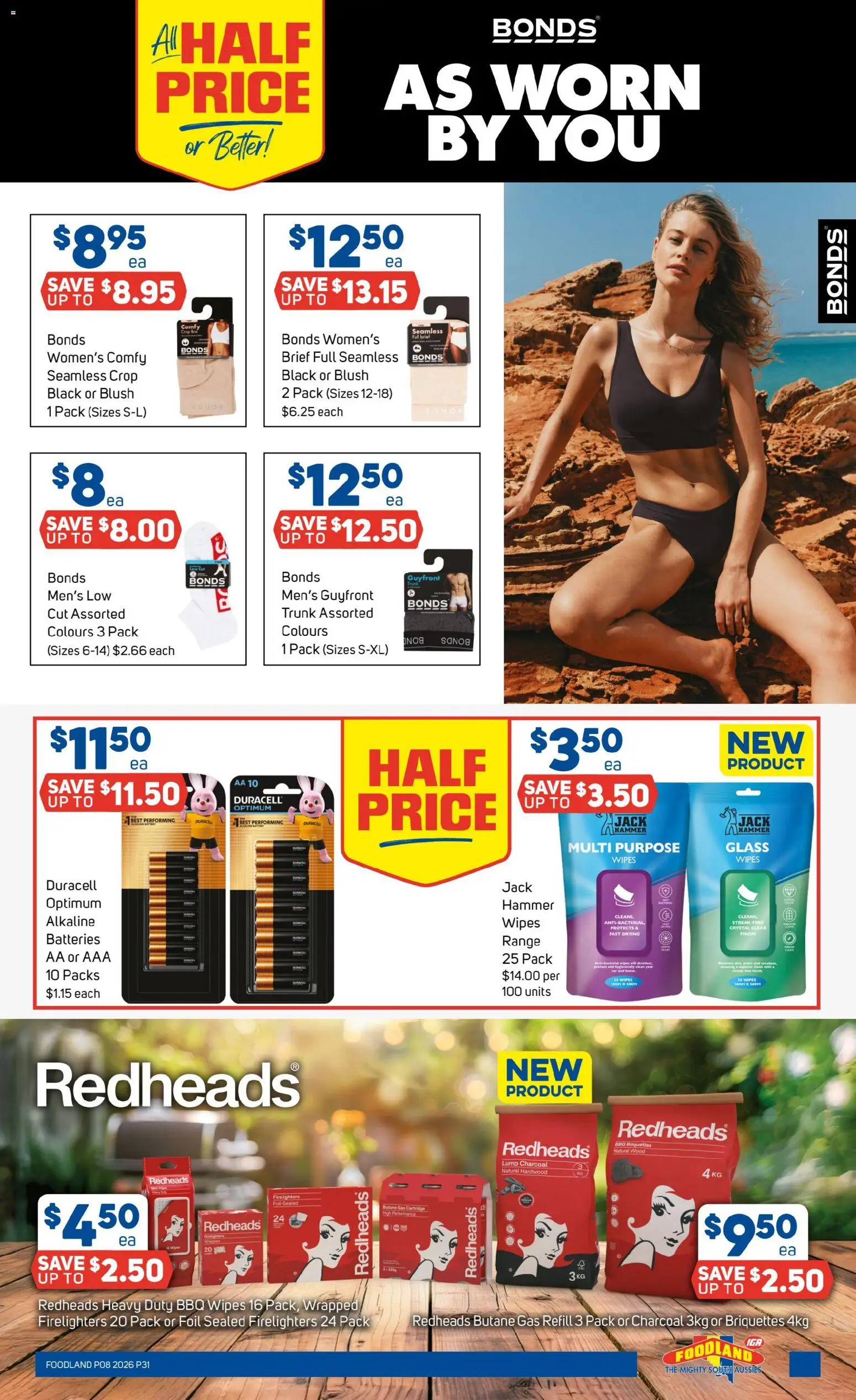 Foodland catalogue - valid from 18.02.2026 | Page: 31 | Products: Blush, Wood, Batteries