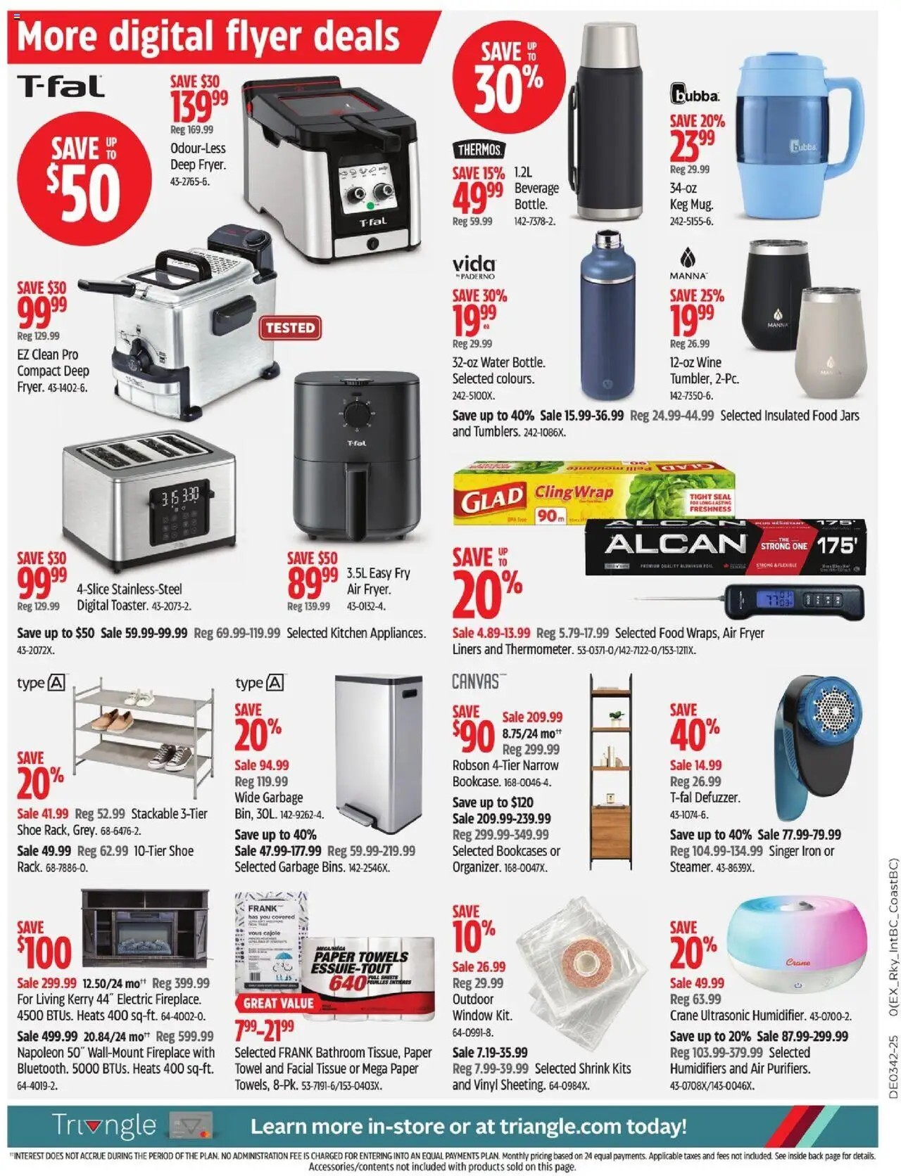 Canadian Tire flyer valid from 10.10.2025 | Page: 22 | Products: Iron, Fryer, Wine