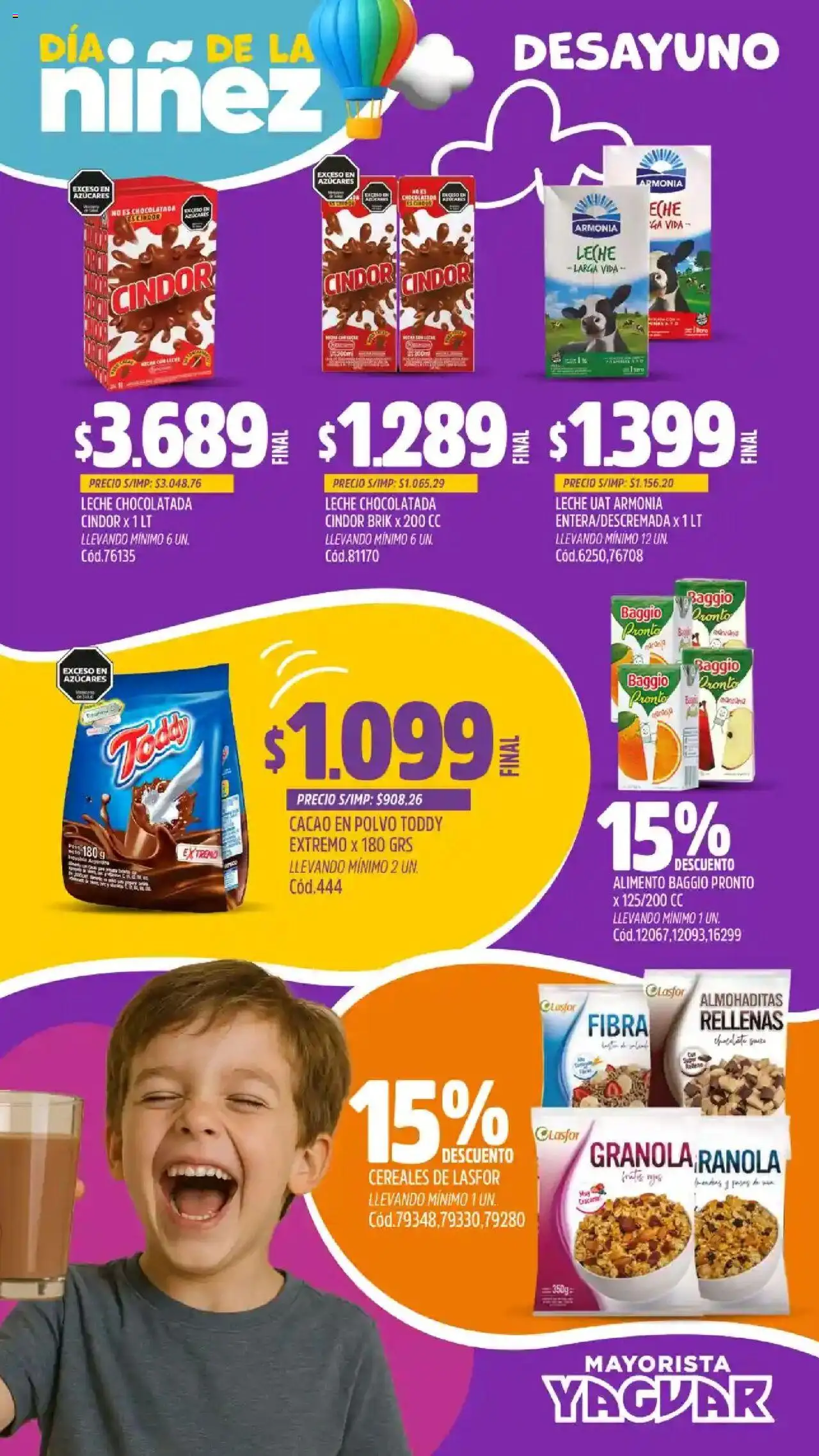 Yaguar - Chaco │ válido desde el 04.08.2025 | Página: 35 | Productos: Polvo, Leche, Cacao, Cereales