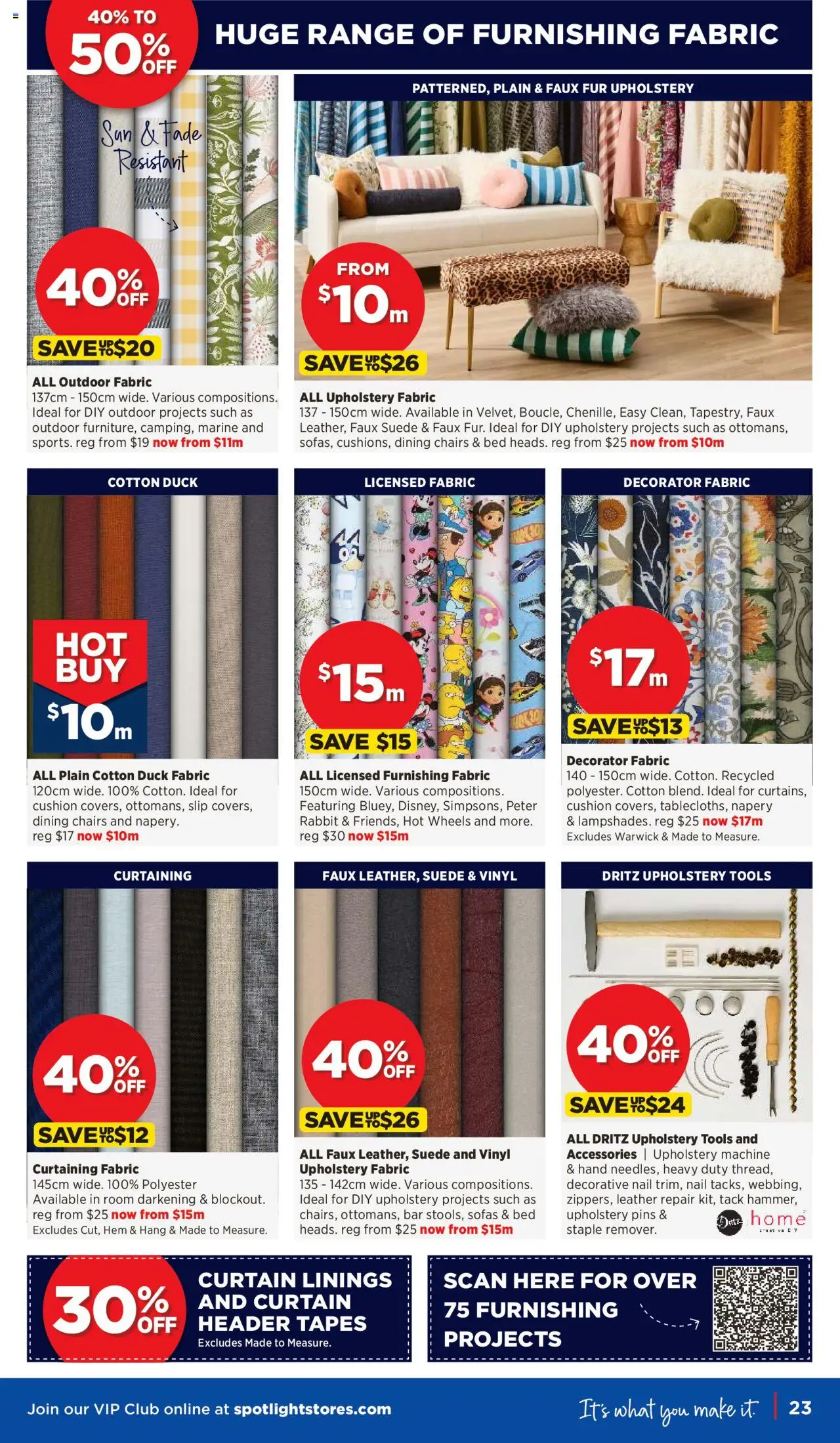 Spotlight catalogue - valid from 04.06.2025 | Page: 23 | Products: Cushion, Duck, Slip, Tools