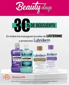 Vista previa de  Del Sol y Woolworth catálogo Beauty Days, nuevo folleto de la tienda, válido en México a partir del 19.03.2026