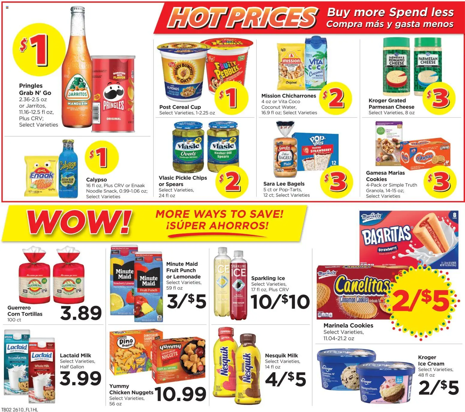 Food 4 Less Weekly Ad - valid from 08.04.2026 | Page: 3 | Products: Milk, Cookies, Water, Dill