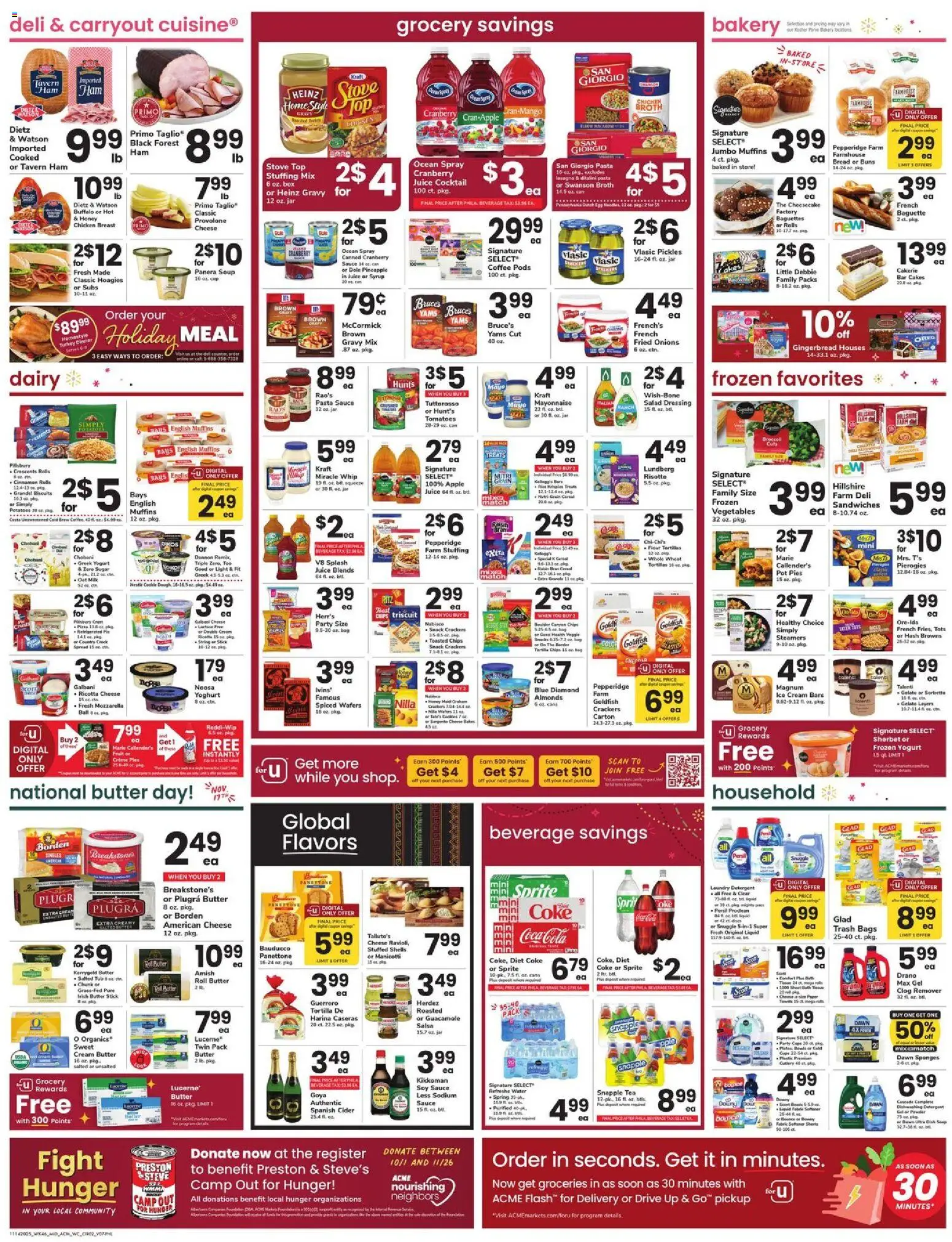 Acme Weekly Ad - valid from 14.11.2025 | Page: 4 | Products: Pin, Ham, Tomatoes, Cheesecake