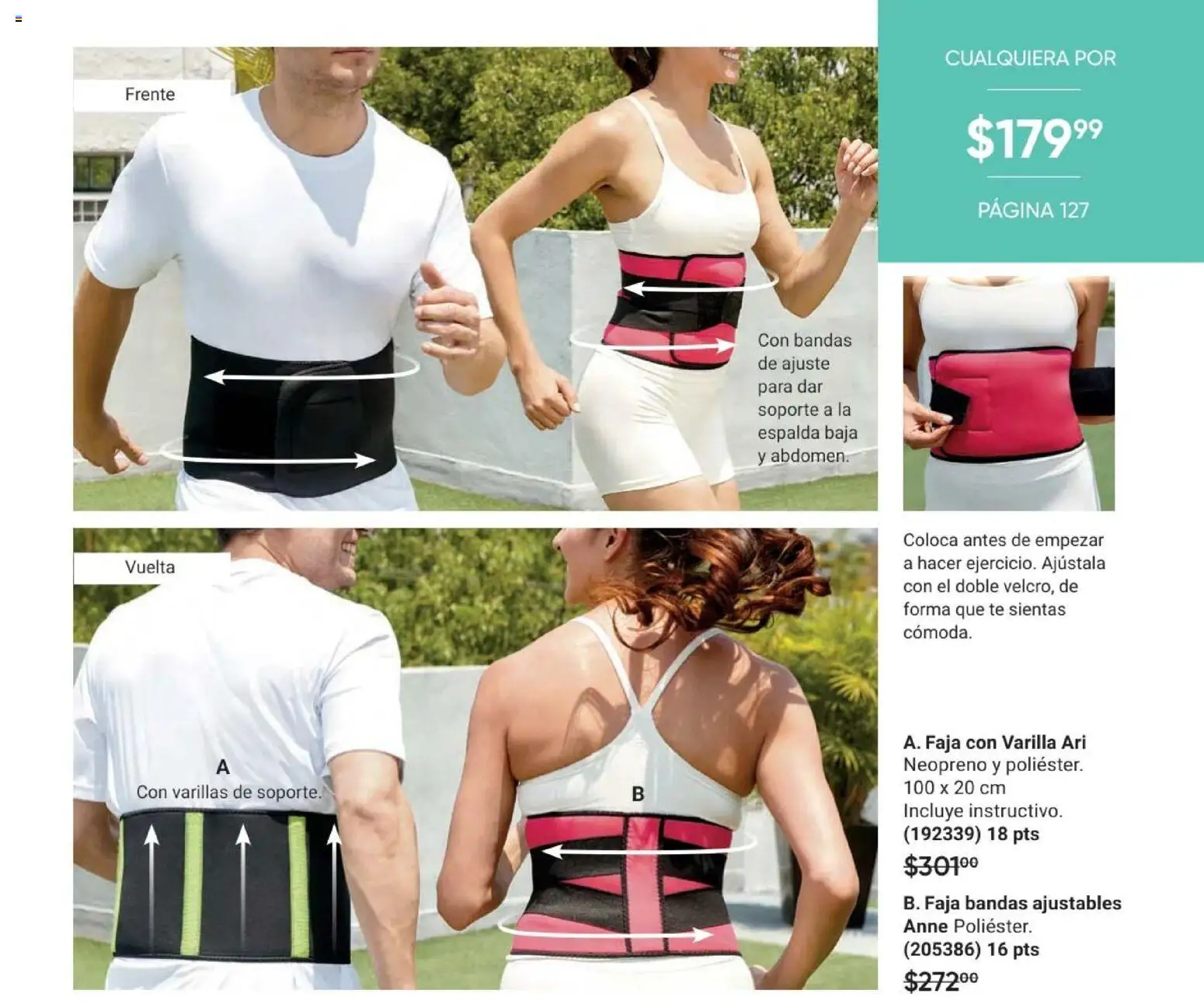 Nuevas ofertas de AVON válidas en toda la República Mexicana desde el 28.11.2025. ¡Encuentra las mejores ofertas en AVON Casa & Estilo 18 2025! | Página: 127 | Productos: Té, Faja