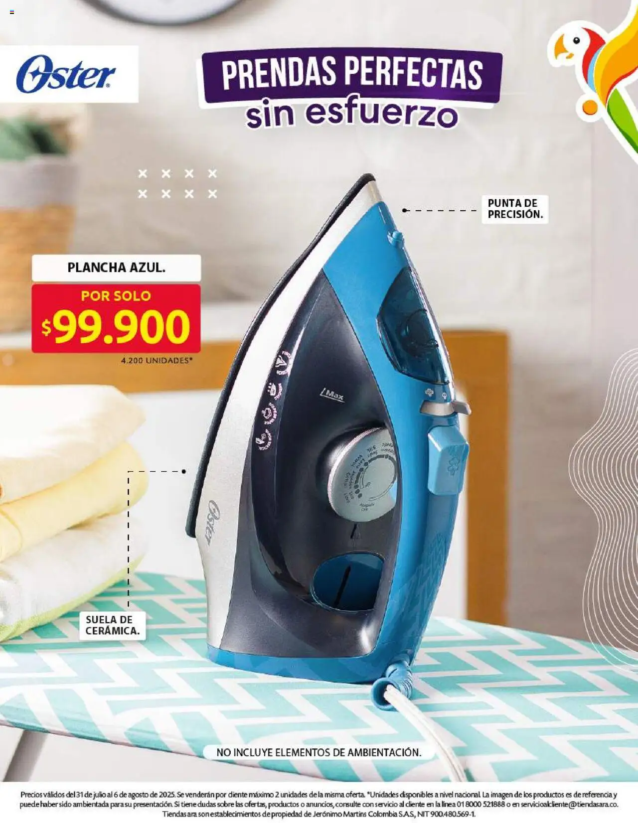 Ara revista - valida desde el 31.07.2025 | Página: 12 | Productos: Plancha, Sobre