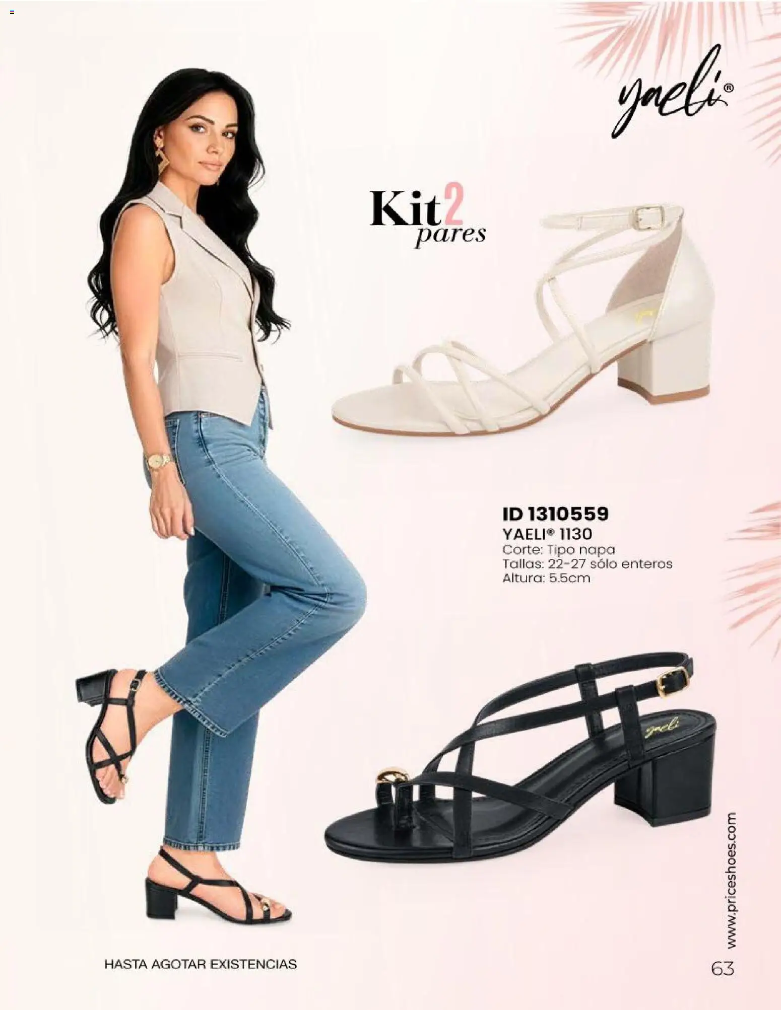 Nuevas ofertas de Price Shoes válidas en toda la República Mexicana desde el 23.04.2026. ¡Encuentra las mejores ofertas en Price Shoes catálogo Sandalias Fiesta & Vestir! | Página: 63