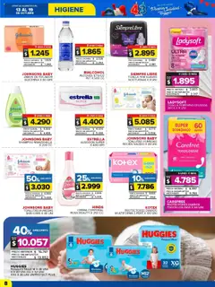 Vista previa Carrefour Maxi catálogo válido desde el 13.10.2025 | Página: 8 | Productos: Algodón, Jabón, Pañales, Protectores diarios