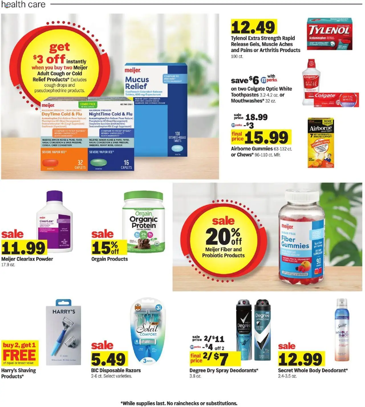 Meijer Weekly Ad - valid from 01.10.2025 | Page: 23 | Products: Protein Powder, Pen, Powder, Sugar