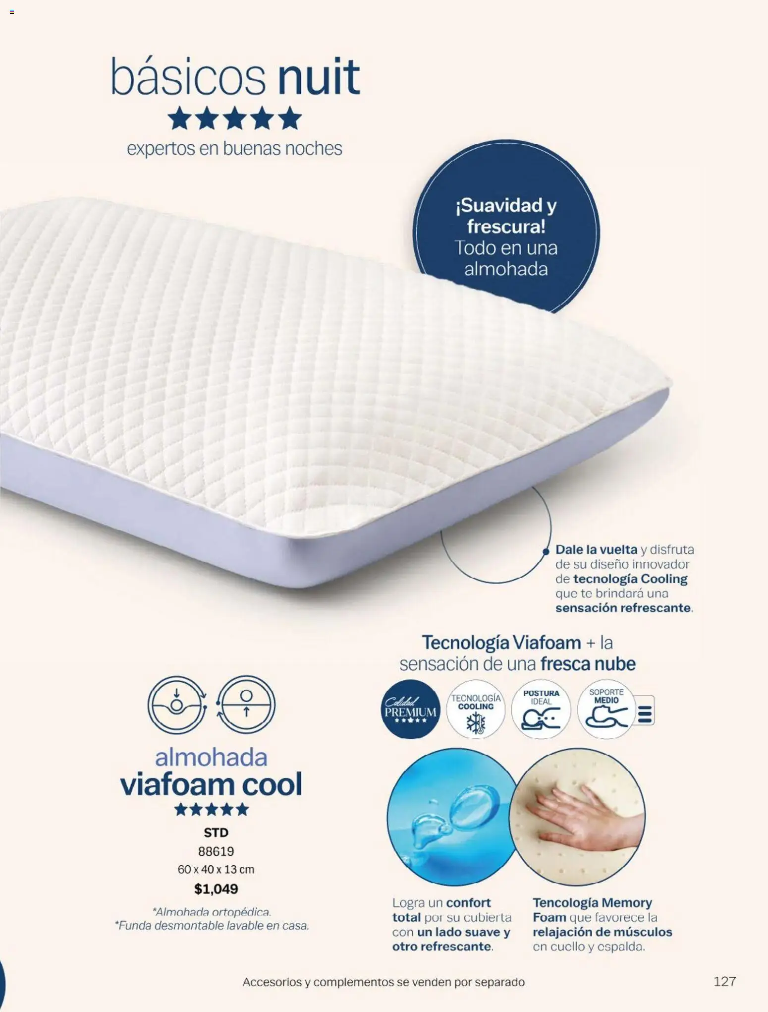 Nuevas ofertas de Vianney válidas en toda la República Mexicana desde el 23.01.2026. ¡Encuentra las mejores ofertas en Vianney catálogo Chavos! | Página: 129 | Productos: Almohada, Té