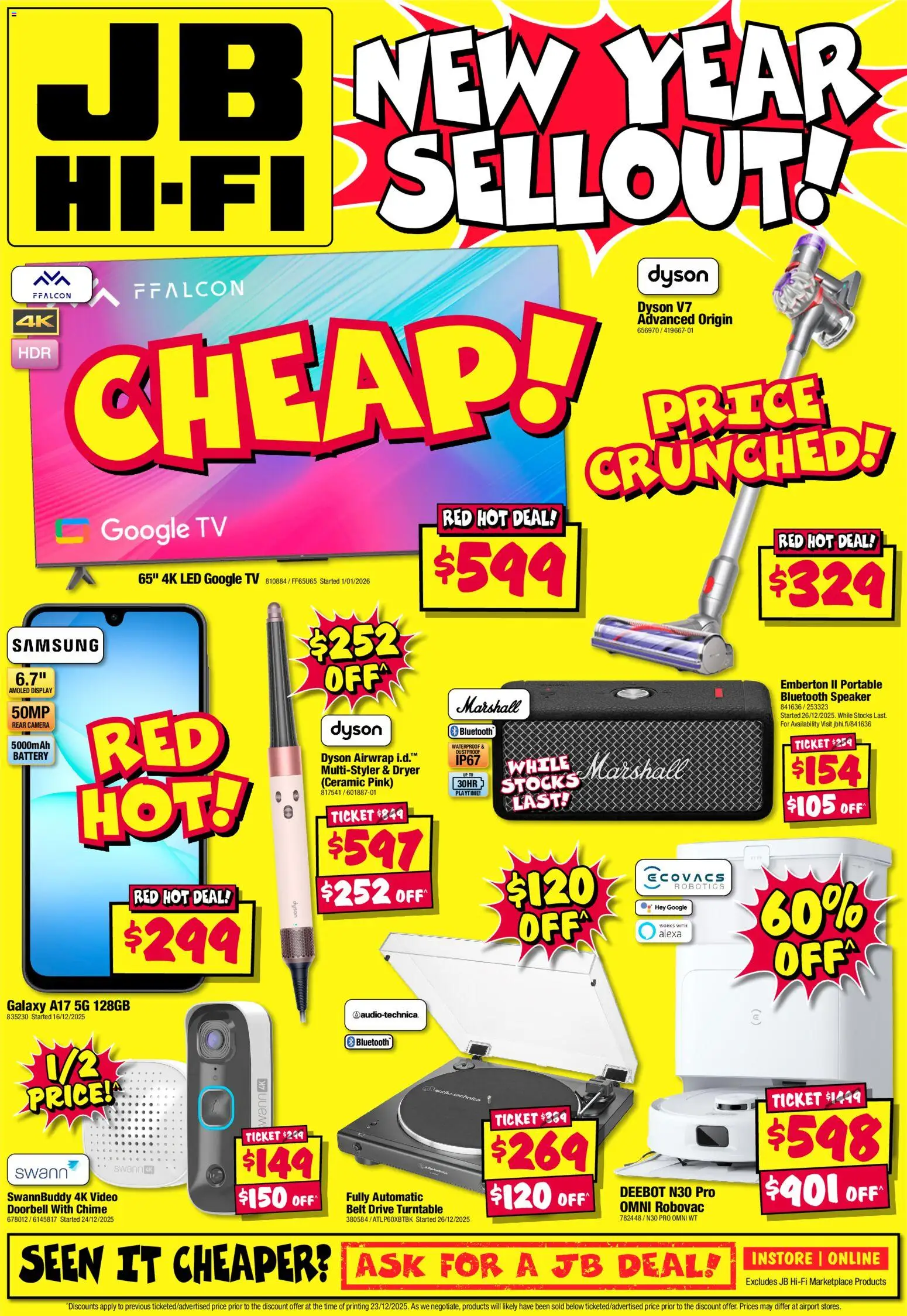 JB Hi-Fi catalogue - valid from 02.01.2026 | Page: 28 | Products: Battery, Belt, Doorbell, Speaker