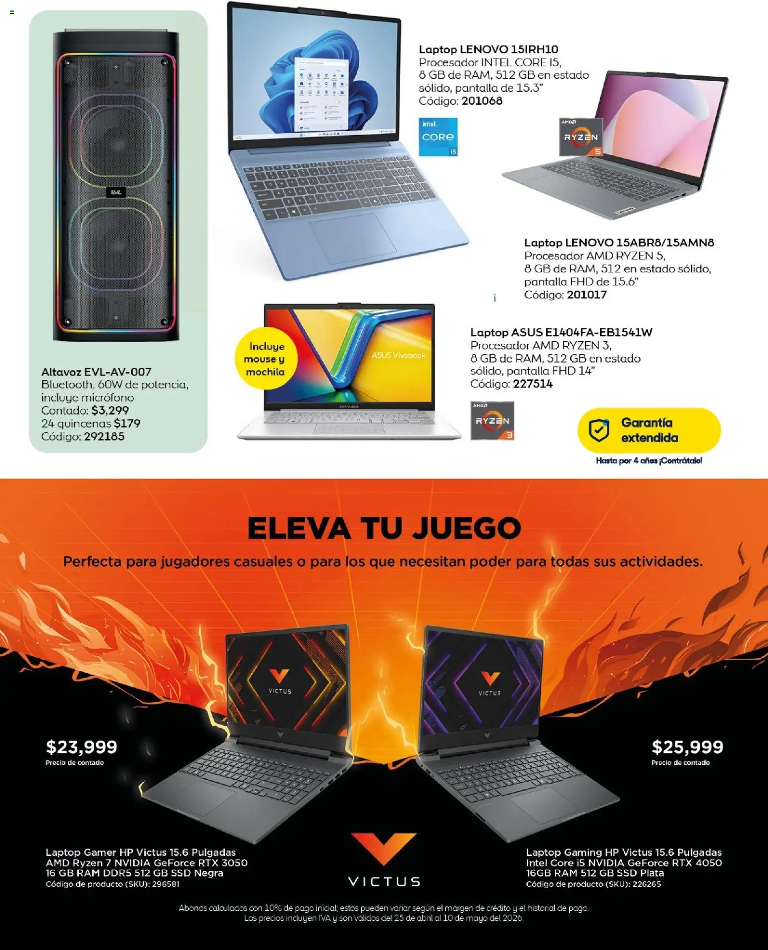 Nuevas ofertas de Coppel válidas en toda la República Mexicana desde el 25.04.2026. ¡Encuentra las mejores ofertas en Coppel catálogo Los regalos que mamá siempre quiere! | Página: 69 | Productos: Mochila, Mouse, Juego, Micrófono