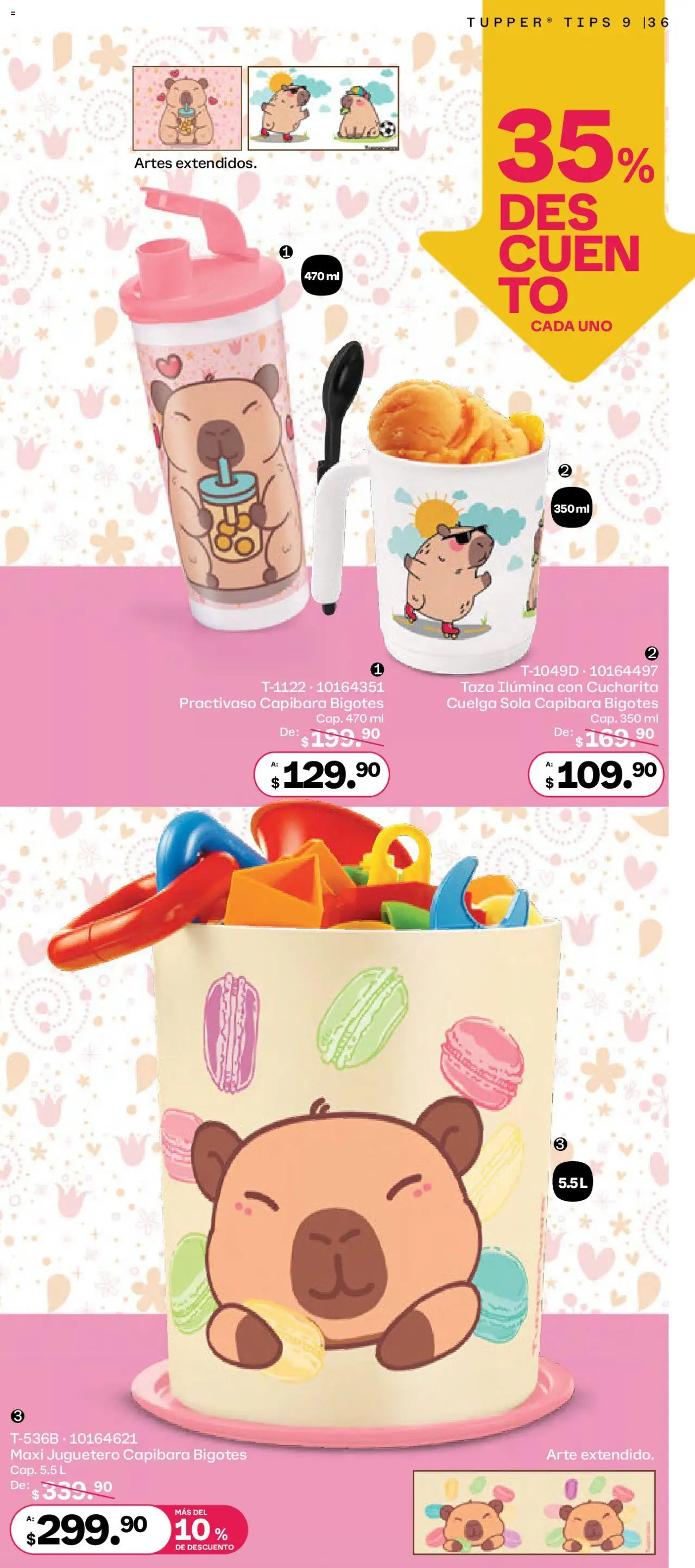 Nuevas ofertas de Tupperware válidas en toda la República Mexicana desde el 11.08.2025. ¡Encuentra las mejores ofertas en Tupperware catálogo! | Página: 36 | Productos: Taza