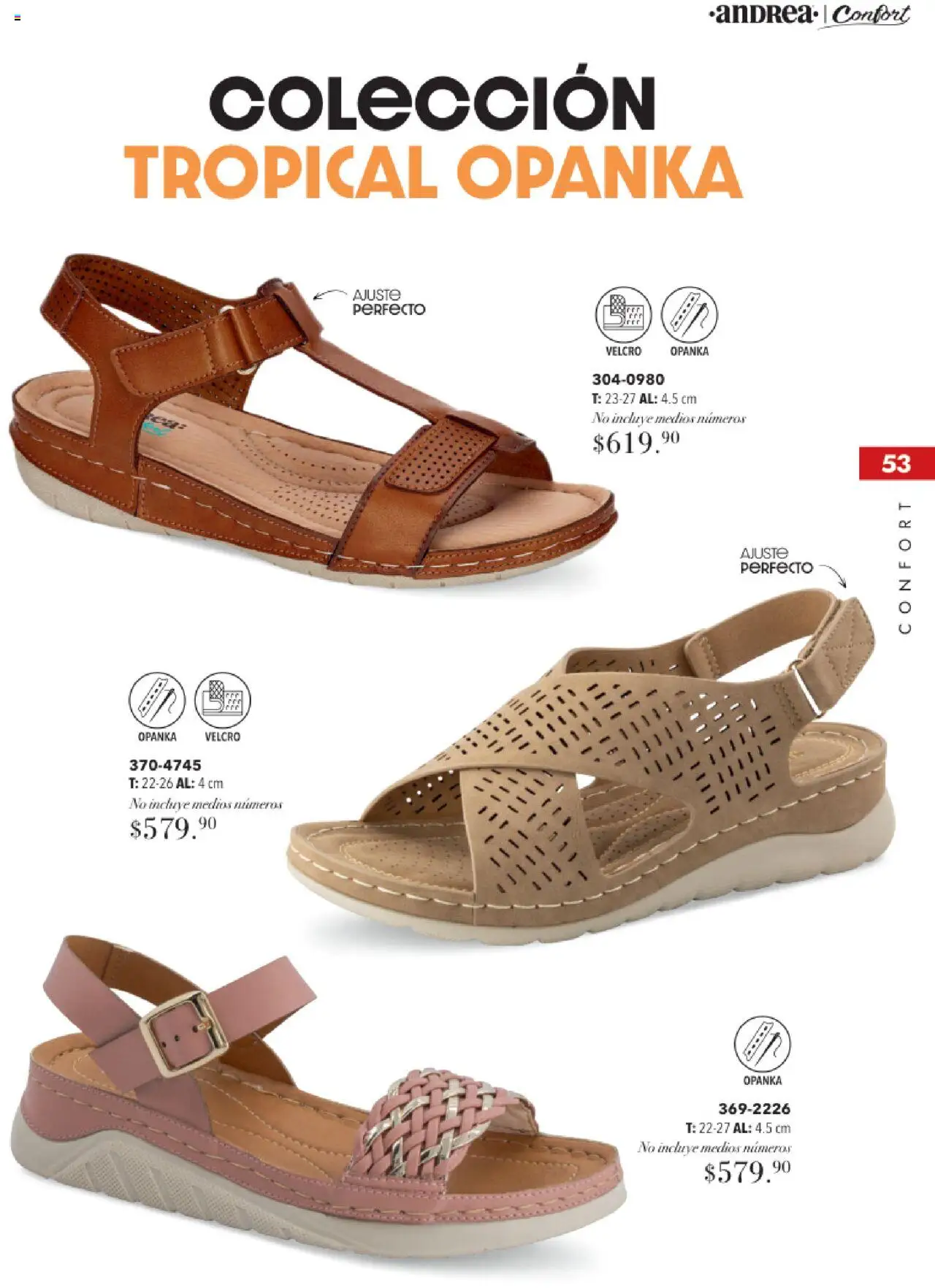 Nuevas ofertas de Andrea válidas en toda la República Mexicana desde el 17.08.2025. ¡Encuentra las mejores ofertas en Andrea - Catálogo Tropical Otoño / Invierno! | Página: 53