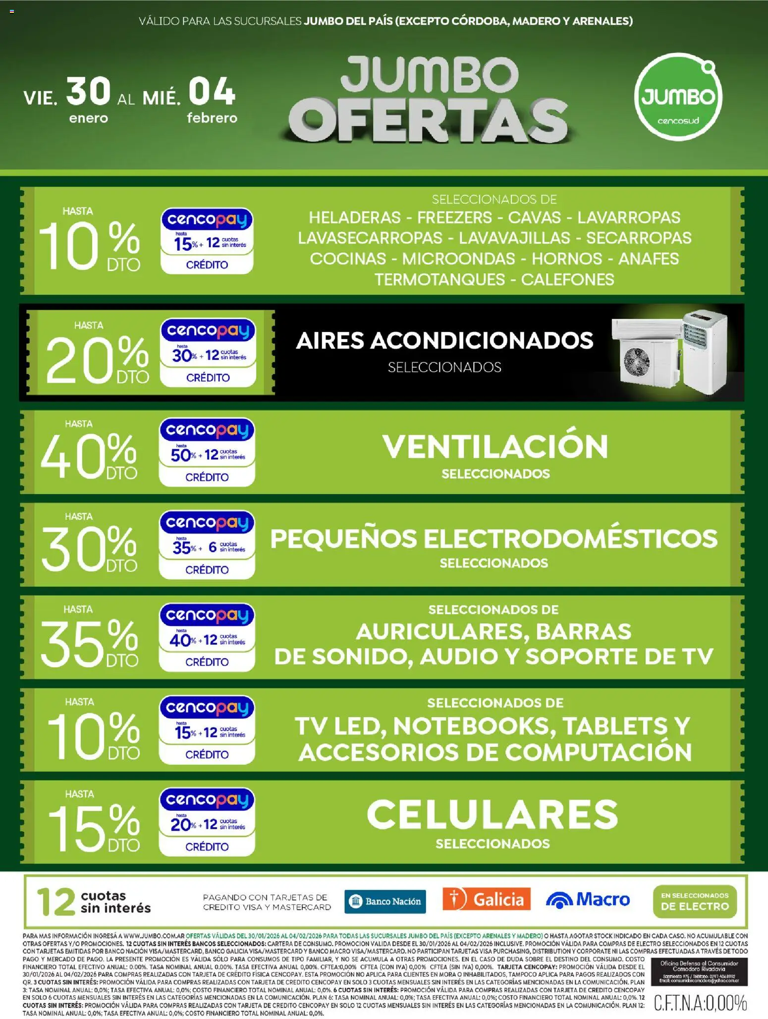 Jumbo - Ofertas | Electro y Hogar │ válido desde el 30.01.2026 | Página: 2 | Productos: Caso, Lavavajillas, Sobre, Microondas