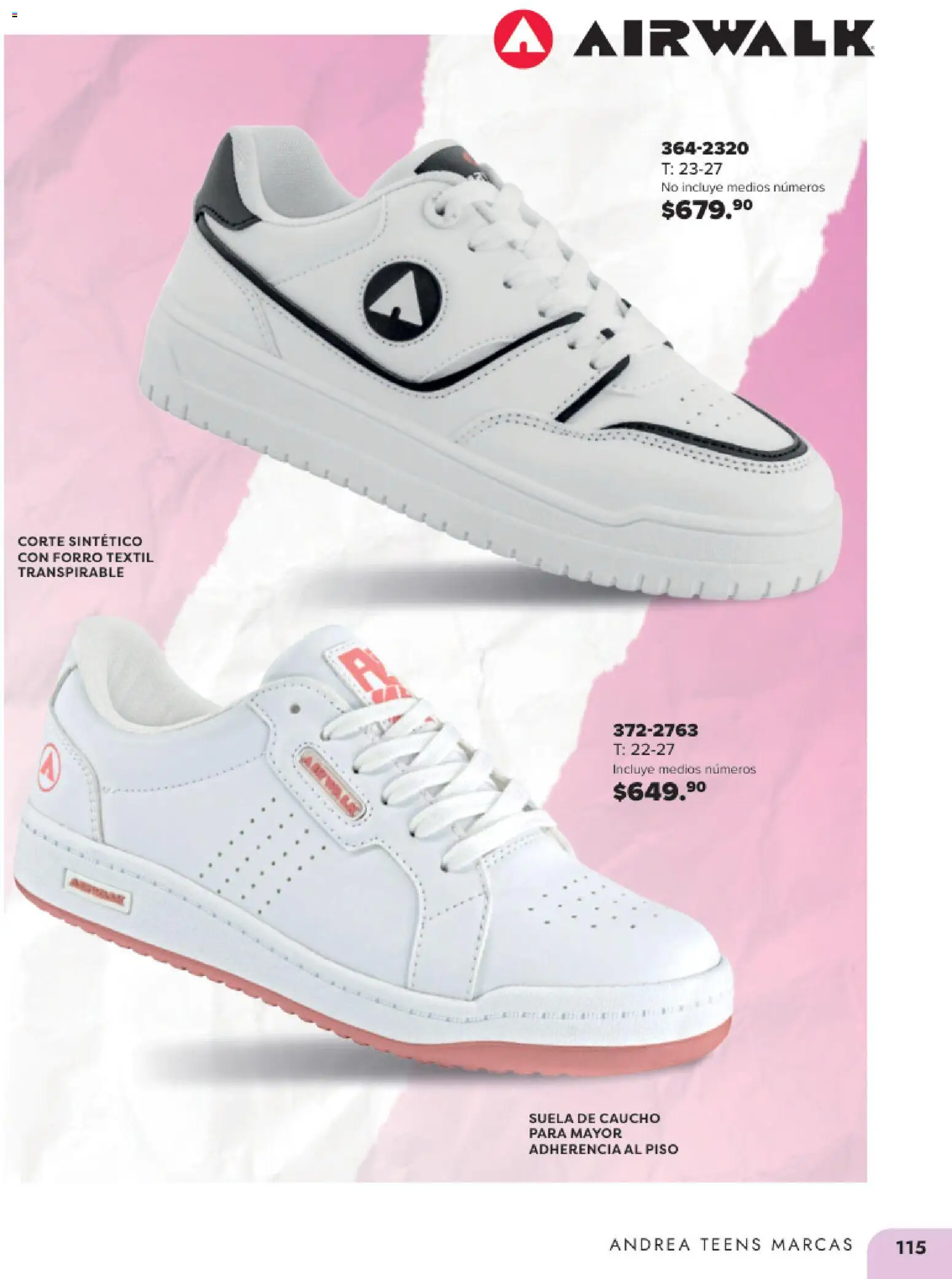 Nuevas ofertas de Andrea válidas en toda la República Mexicana desde el 25.05.2025. ¡Encuentra las mejores ofertas en Andrea catálogo Colegial ! | Página: 115