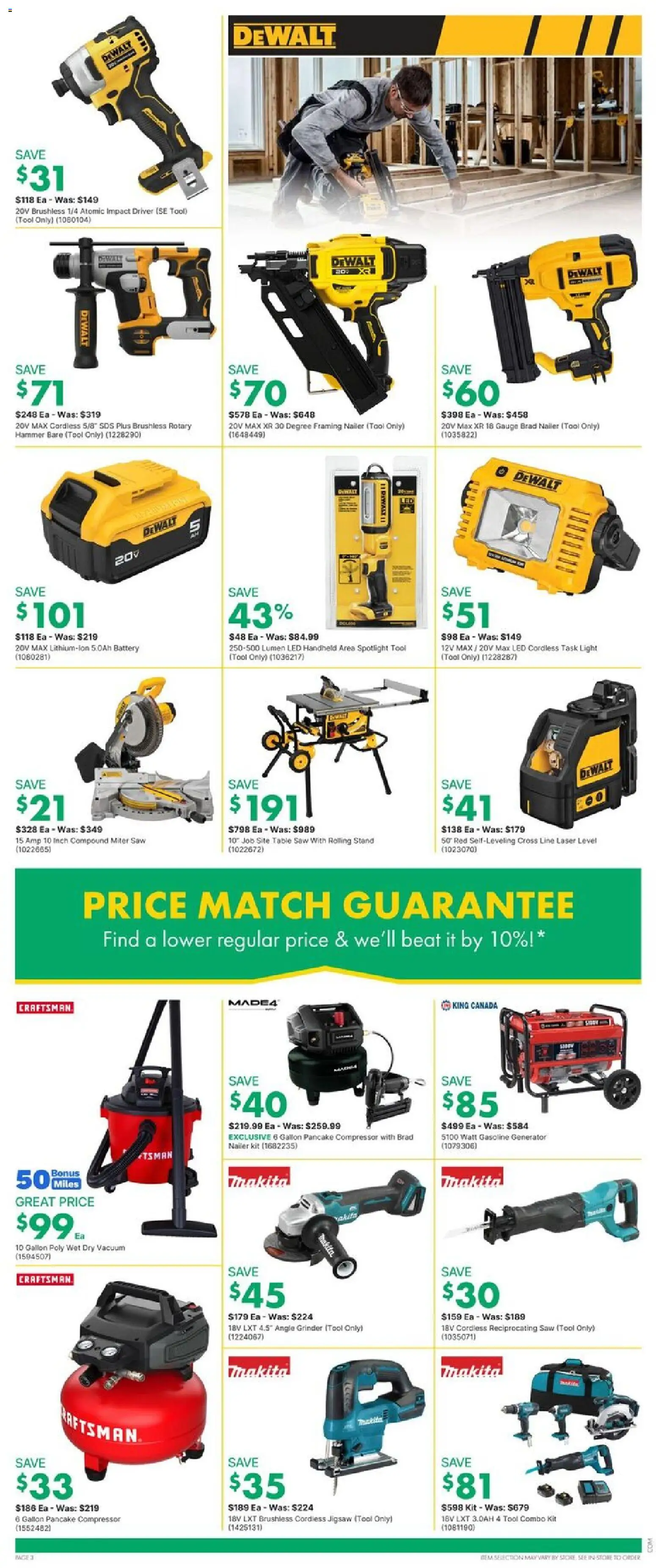 Kent flyer valid from 12.02.2026 | Page: 3 | Products: Grinder, Table, Battery