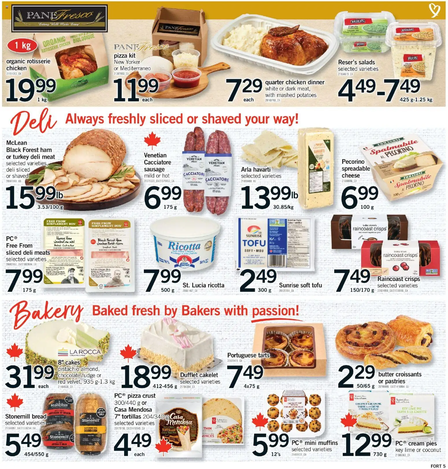 Fortinos flyer valid from 09.04.2026 | Page: 6 | Products: Potatoes, Bread, Chocolate, Chicken
