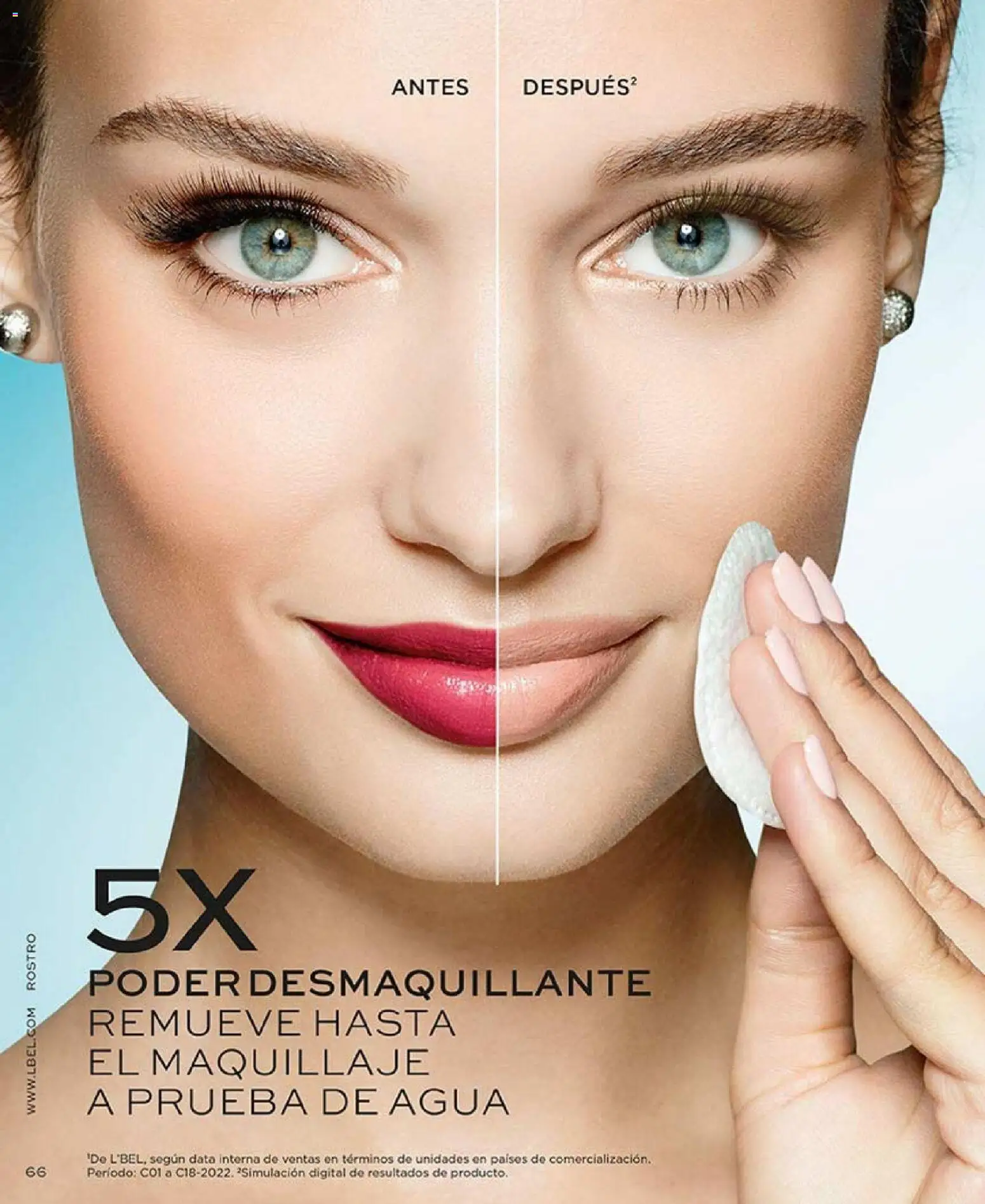 Catálogo L'Bel Campaña 18 │ válido desde el 30.11.2025 | Página: 66 | Productos: Desmaquillante, Agua, Maquillaje