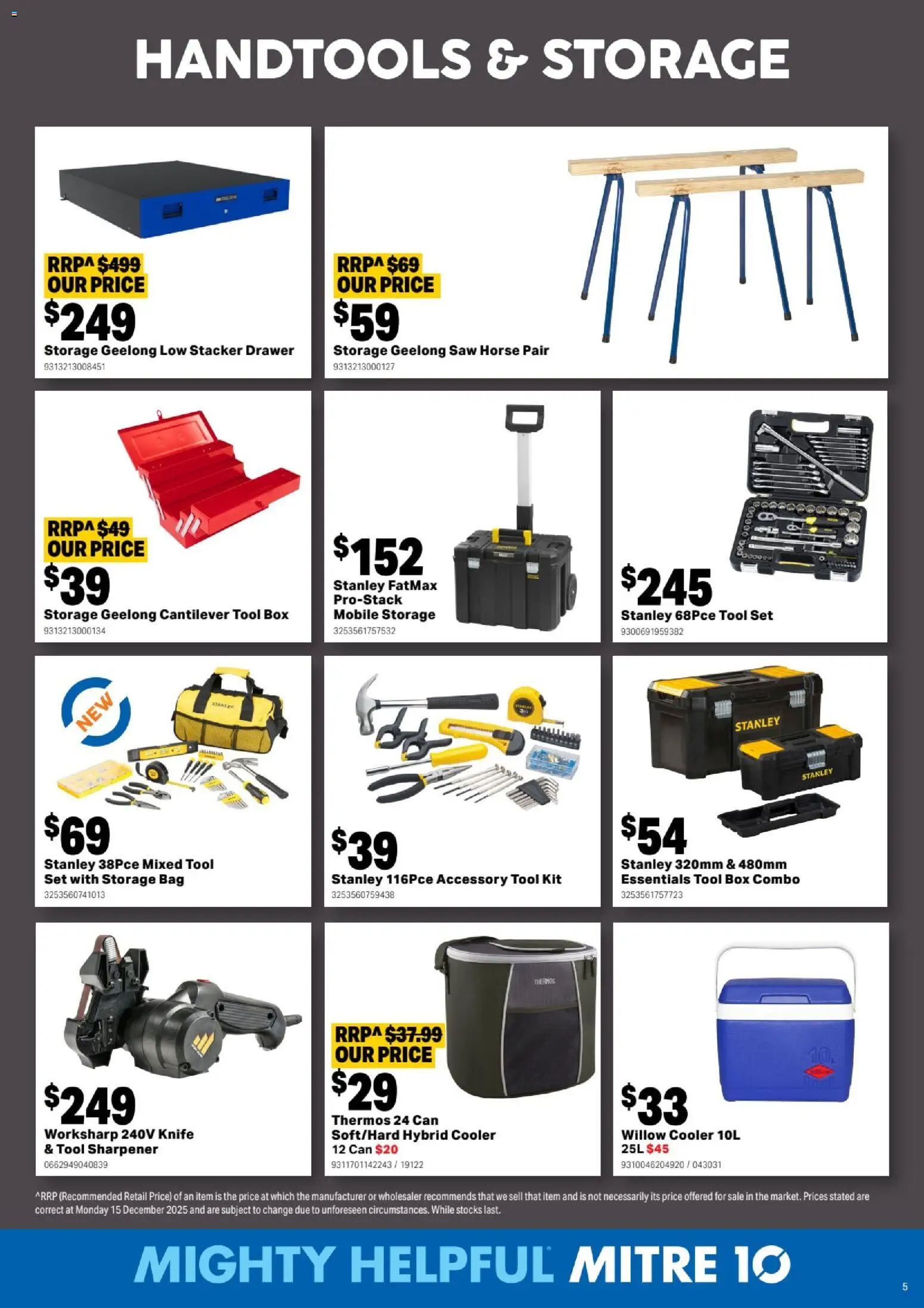 Mitre 10 catalogue - valid from 04.02.2026 | Page: 5 | Products: Drawer, Saw, Bag, Mobile