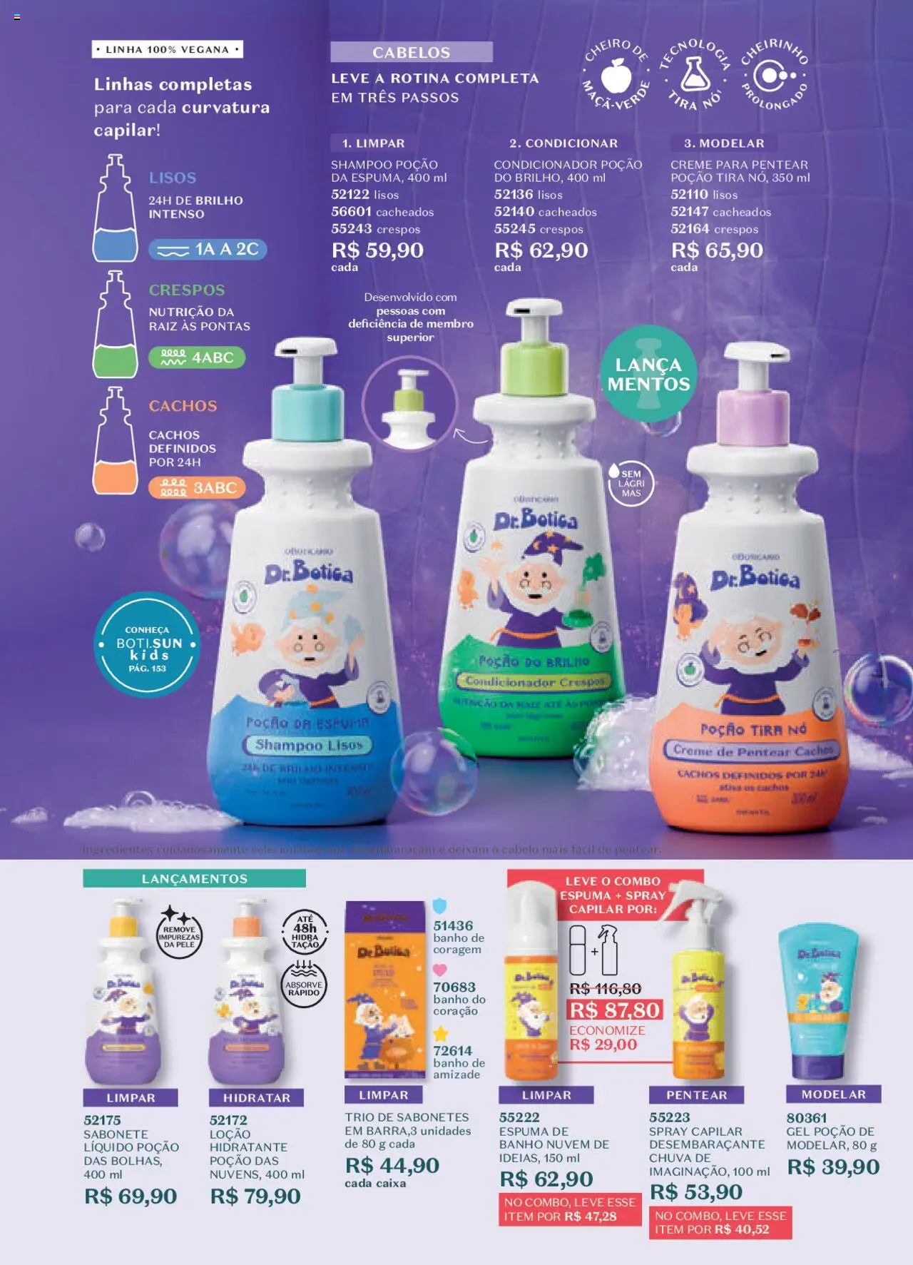 O Boticário Folheto - válido de 13.10.2025 | Página: 99 | Produtos: Caixa, Creme, Sabonete, Creme para pentear