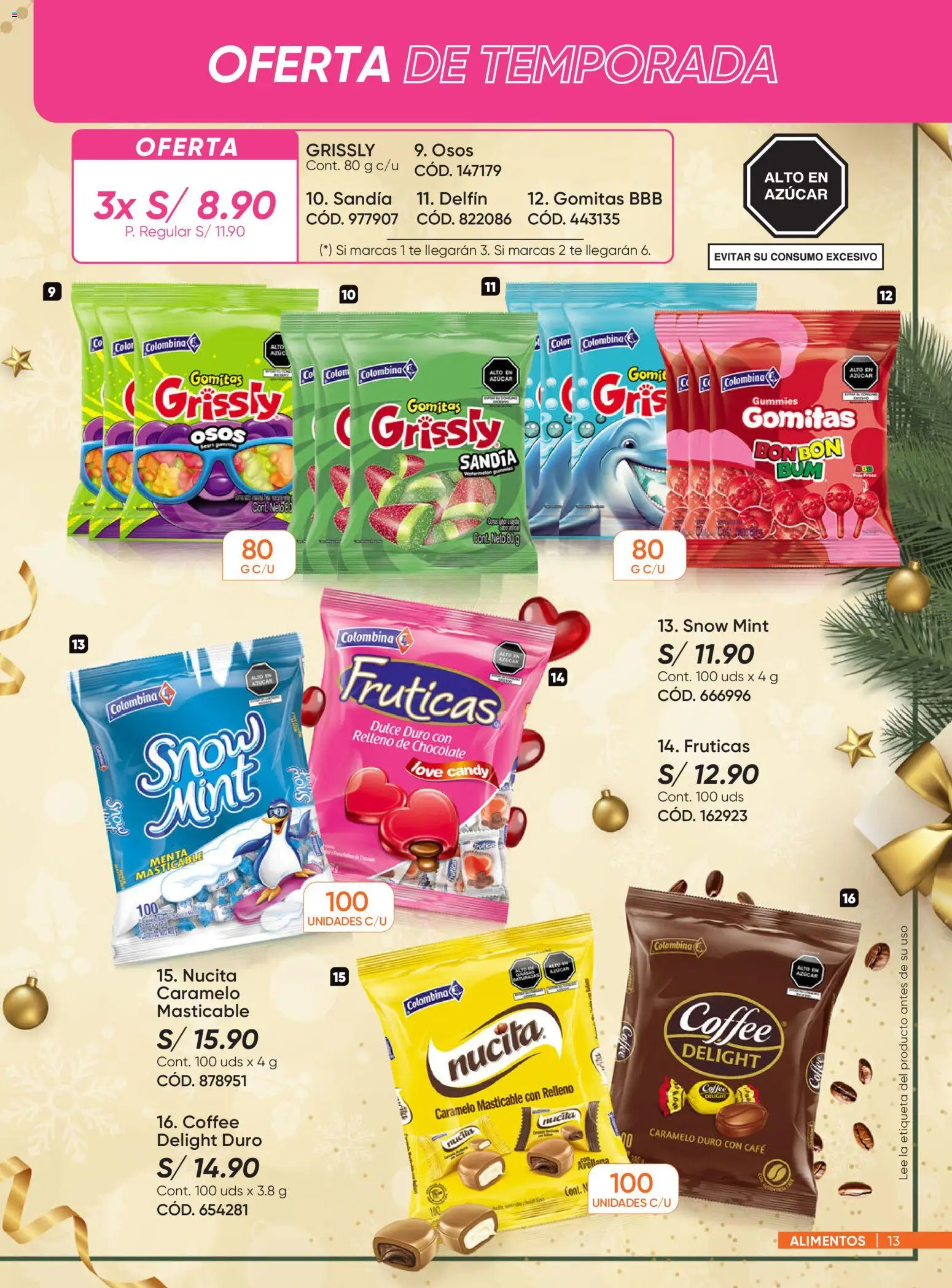 Catálogo Azzorti válido desde 03.11.2025 | Página: 13 | Productos: Café, Chocolate, Té