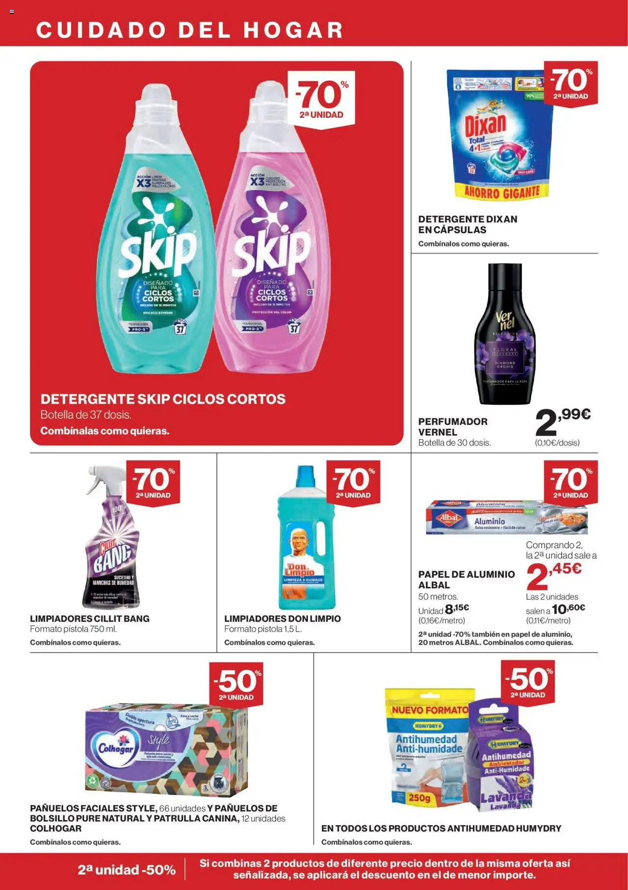 Nuevas ofertas de El Corte Inglés válidas en toda la República Mexicana desde el 25.09.2025. ¡Encuentra las mejores ofertas en El Corte Inglés - Catálogo Que necesitas hoy! | Página: 39 | Productos: Detergente, Ropa, Botella
