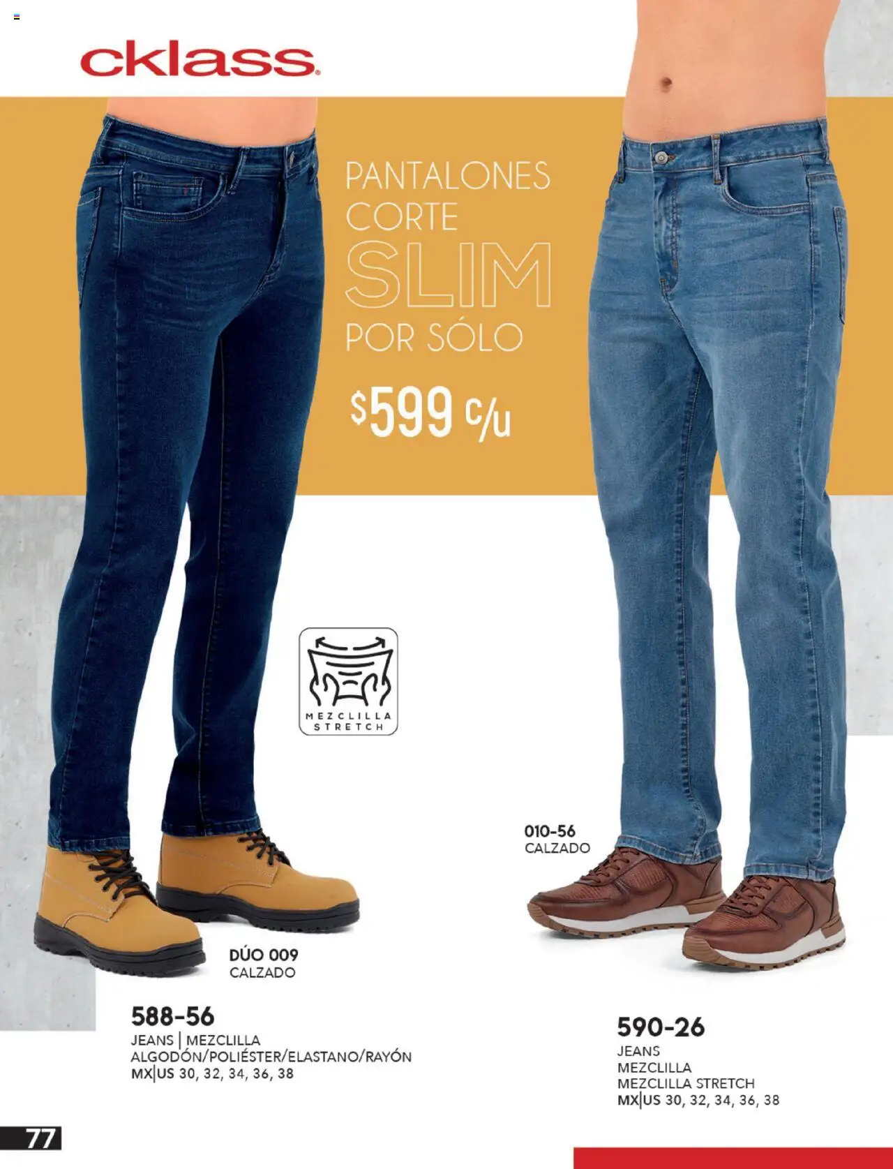 Nuevas ofertas de Cklass válidas en toda la República Mexicana desde el 14.07.2025. ¡Encuentra las mejores ofertas en Cklass catálogo Ropa Caballero! | Página: 78 | Productos: Pantalones