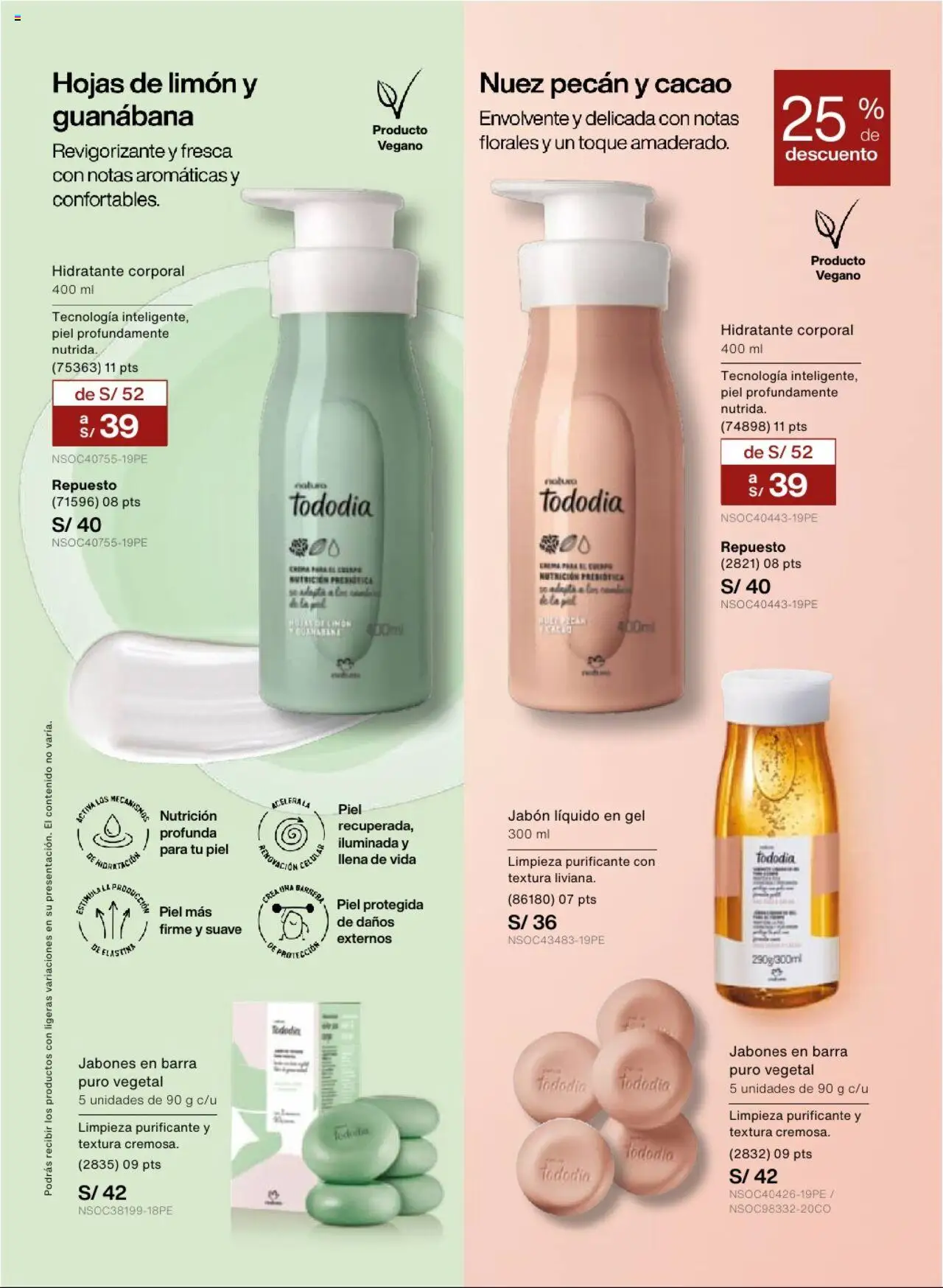Catálogo Natura válido desde 13.08.2025 | Página: 114 | Productos: Jabón, Crema