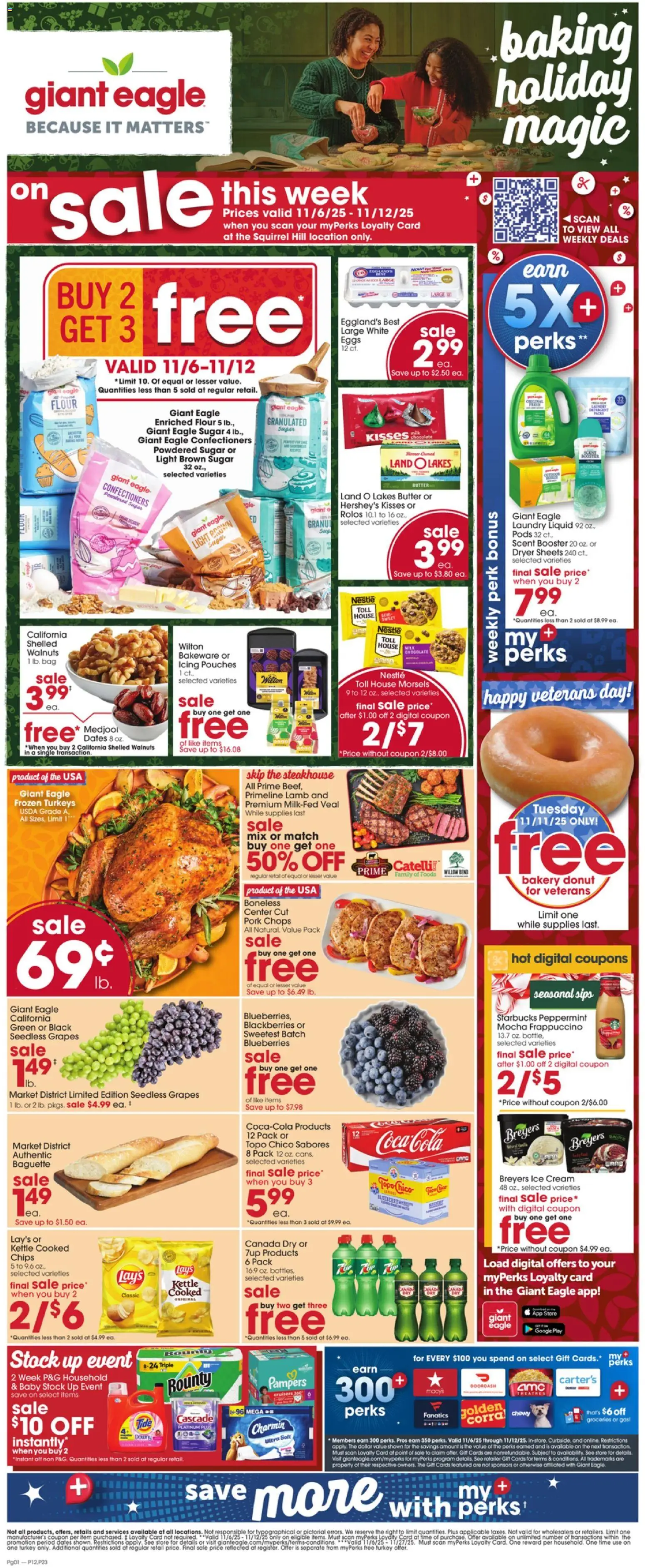 Giant Eagle Grand Opening - valid from 06.11.2025 | Page: 3 | Products: Bakery, Chips, Cream, Ice cream