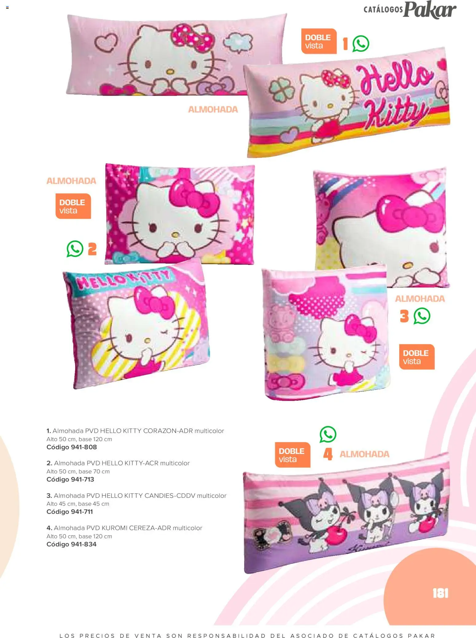 Nuevas ofertas de SC Pakar válidas en toda la República Mexicana desde el 30.01.2026. ¡Encuentra las mejores ofertas en SC Pakar catálogo Ropa! | Página: 181 | Productos: Almohada