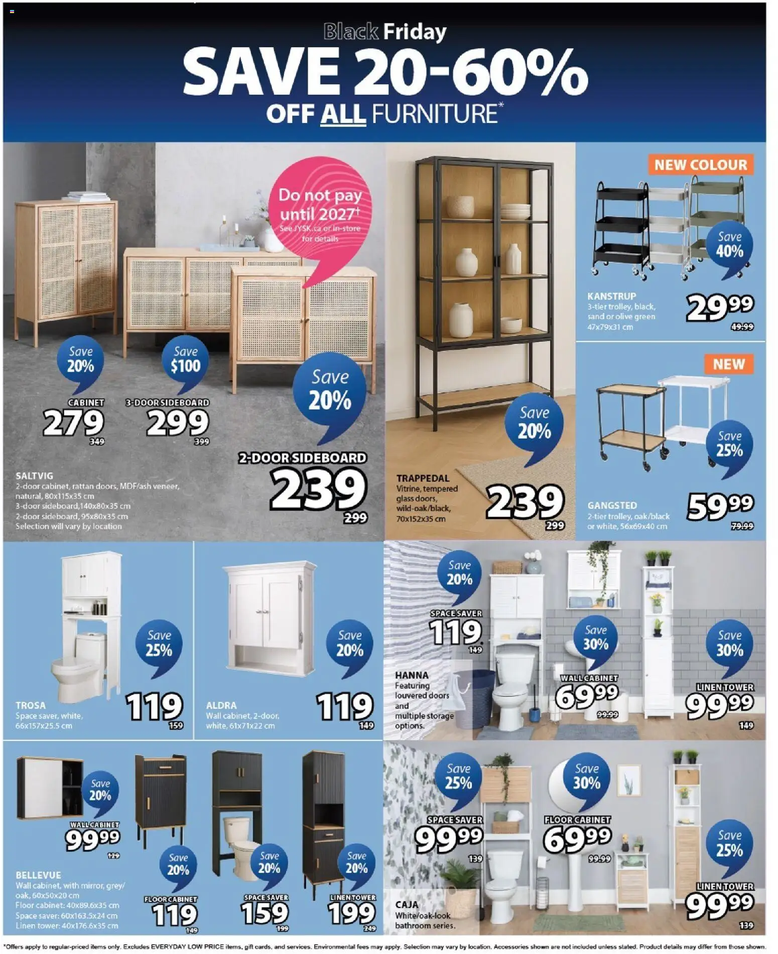 JYSK flyer valid from 20.11.2025 | Page: 8 | Products: Cabinet, Sideboard