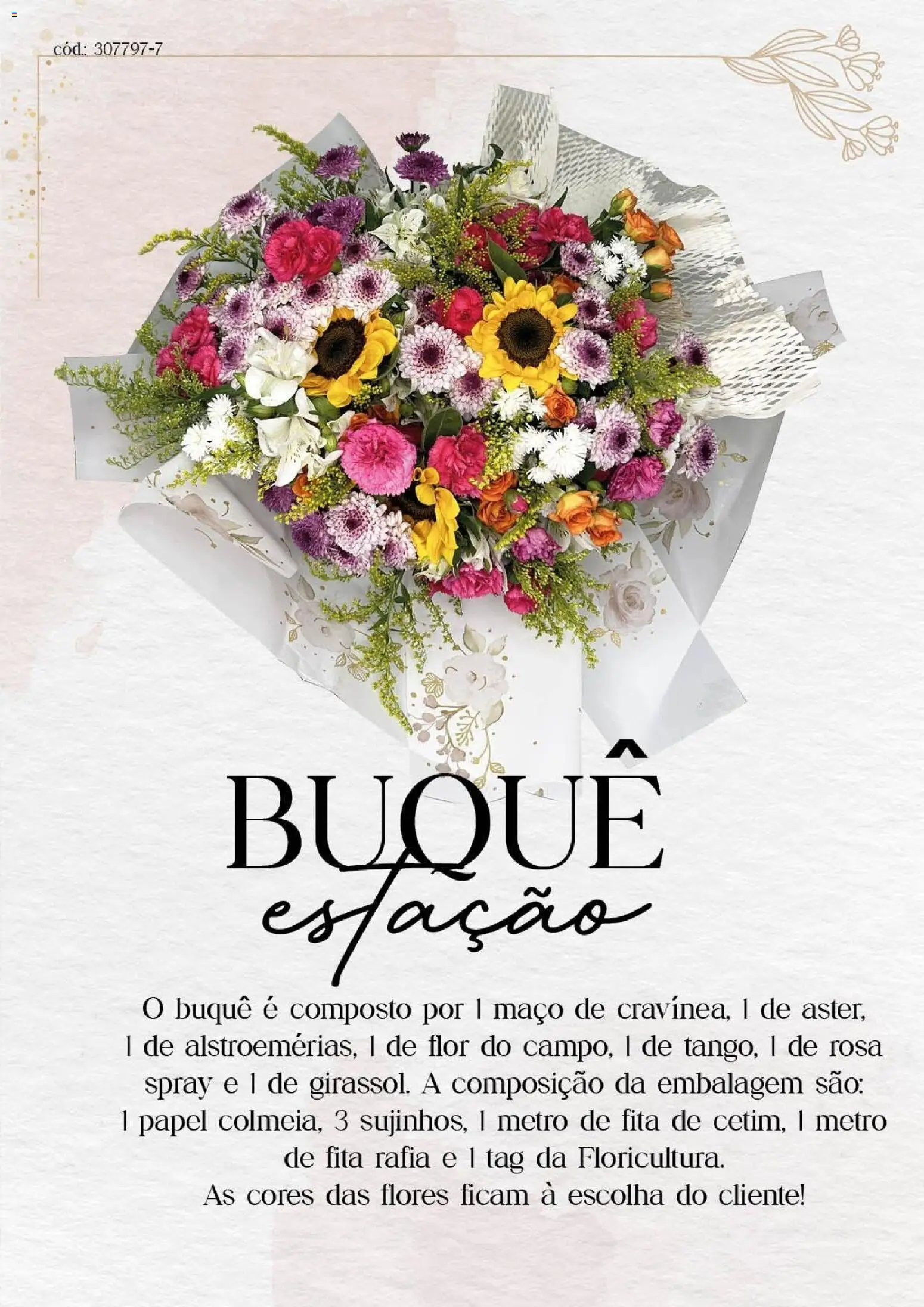 Bistek Supermercados Folheto - válido de 06.02.2026 | Página: 3 | Produtos: Flores, Fita