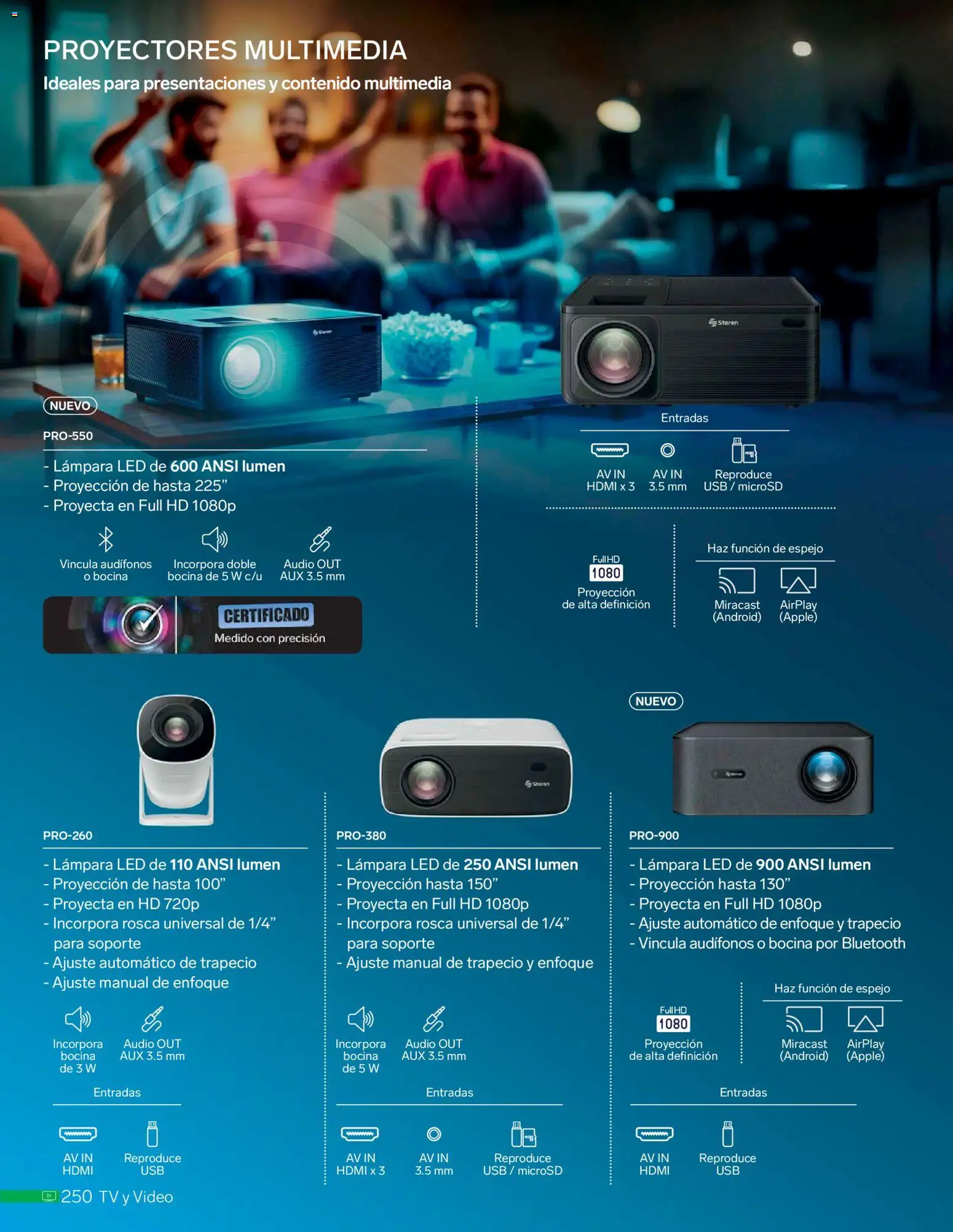 Nuevas ofertas de Steren válidas en toda la República Mexicana desde el 01.01.2026. ¡Encuentra las mejores ofertas en Steren catálogo! | Página: 262 | Productos: Usb, Audio, Bocina, Espejo