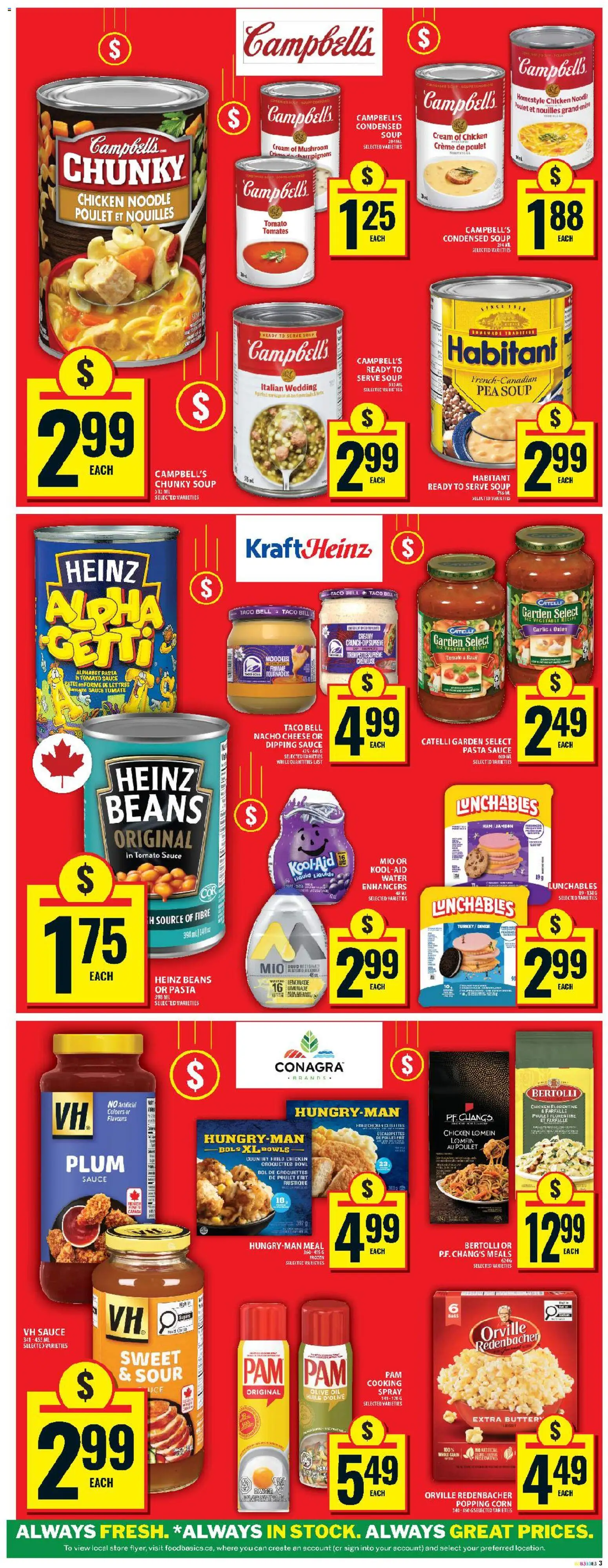 Food Basics flyer valid from 22.01.2026 | Page: 6 | Products: Pasta, Turkey, Cheese, Chicken