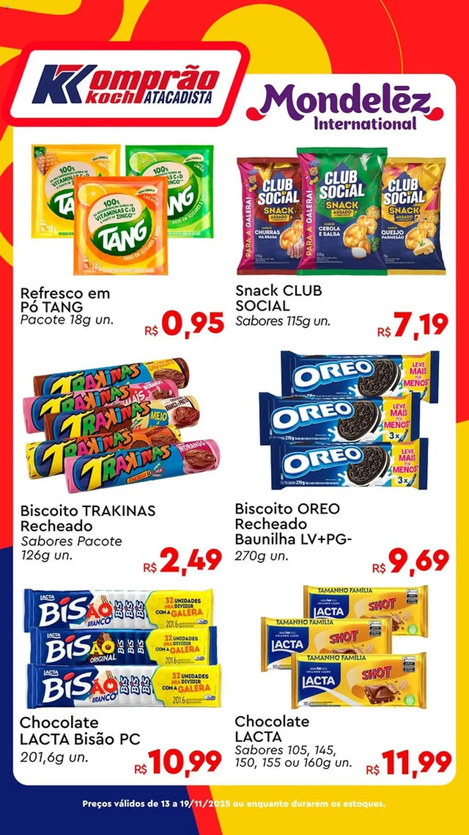 Komprao Atacadista Folheto - válido de 13.11.2025 | Página: 1 | Produtos: Pó, Biscoito, Refresco, Queijo
