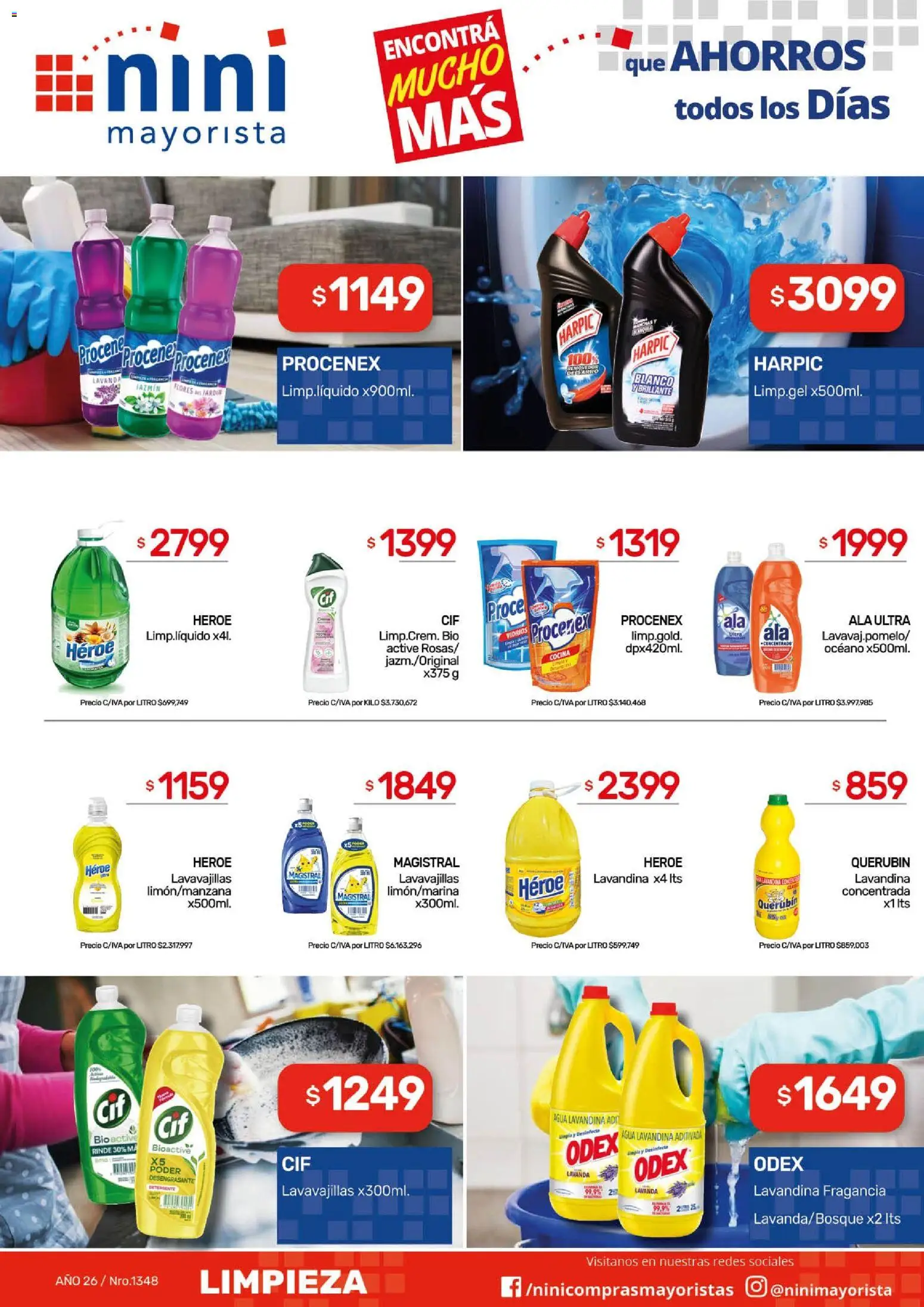 NINI Mayorista - Ofertas │ válido desde el 23.02.2026 | Página: 9 | Productos: Cocina, Lavavajillas, Fragancia, Detergente