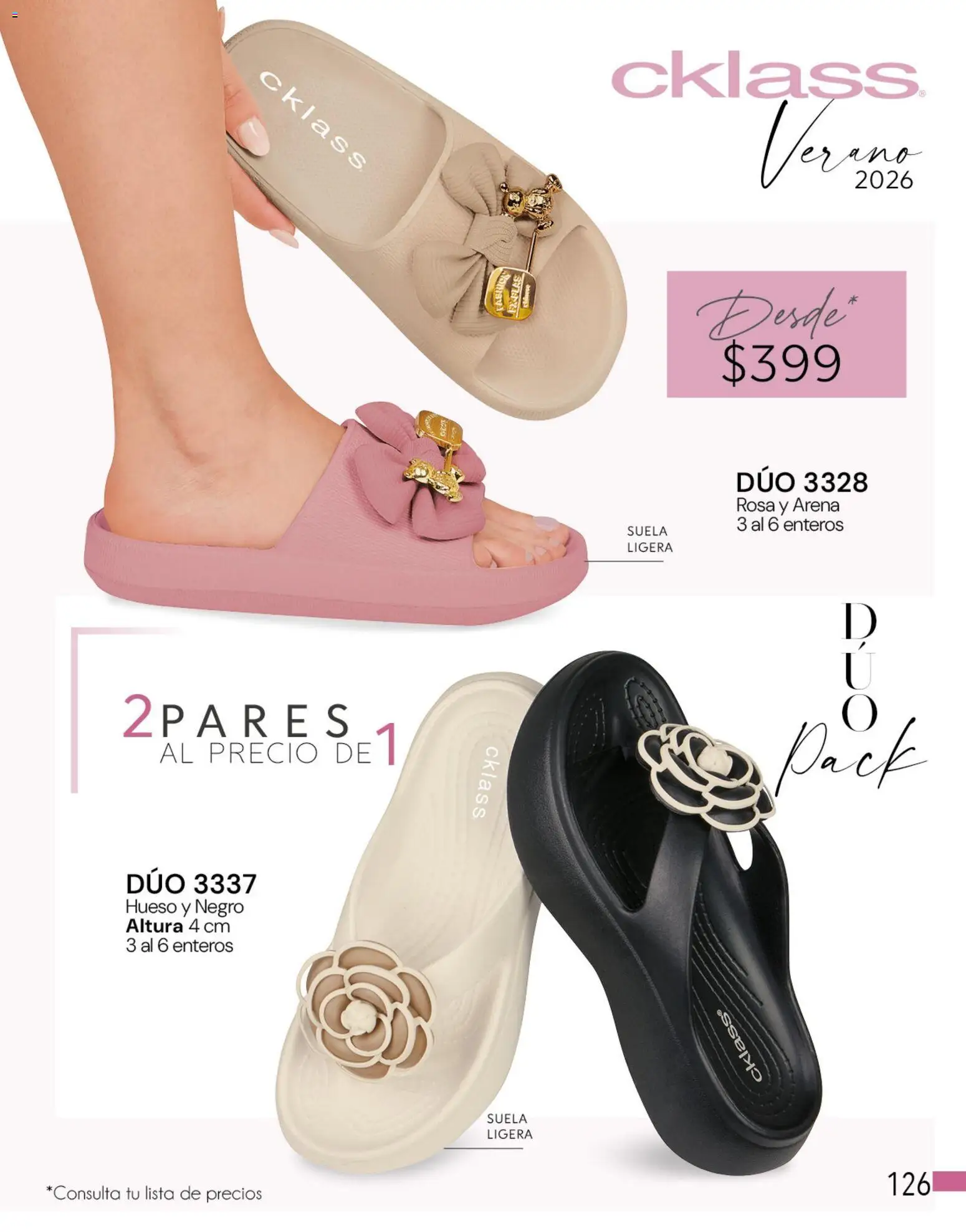 Nuevas ofertas de Cklass válidas en toda la República Mexicana desde el 05.03.2026. ¡Encuentra las mejores ofertas en Cklass catálogo Complemento Verano Ropa! | Página: 365