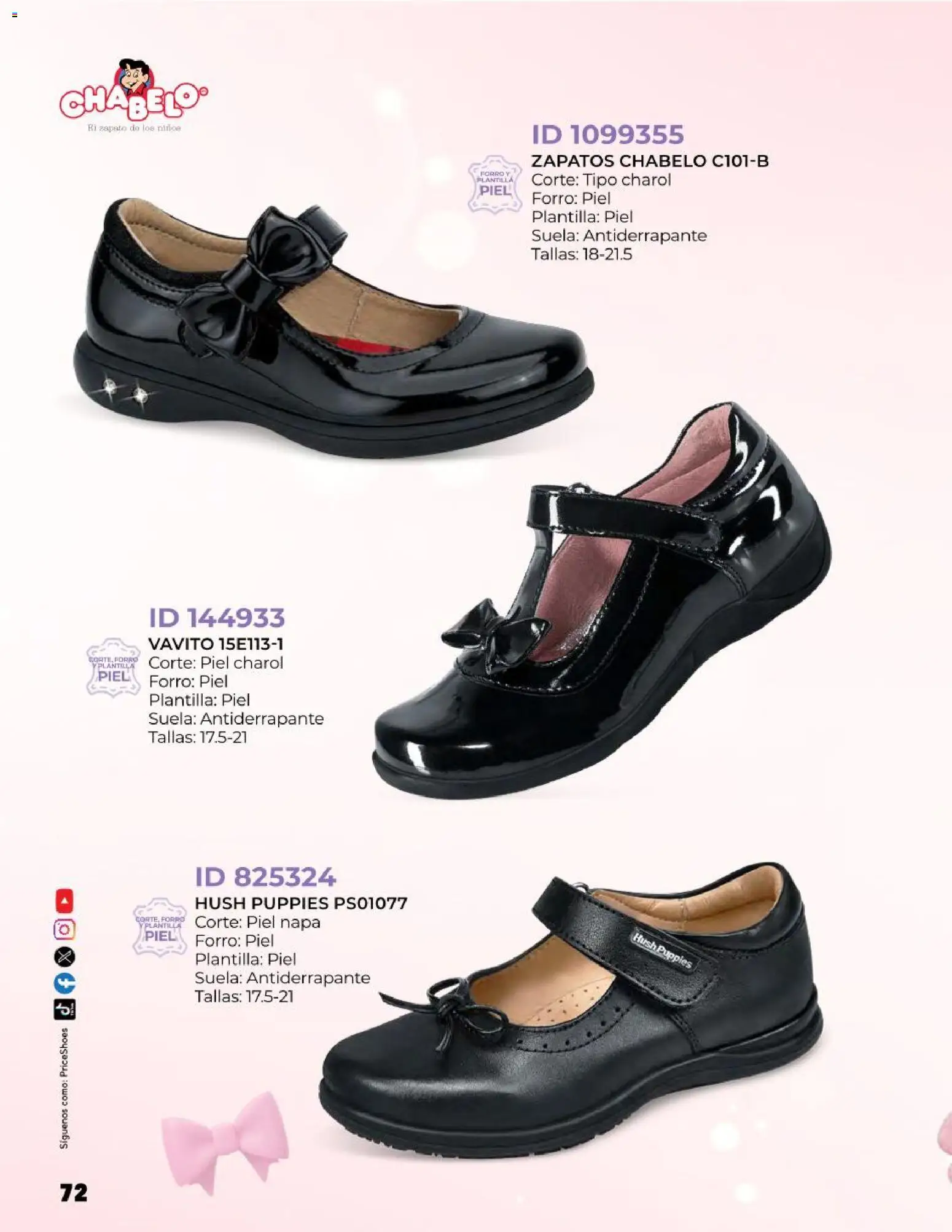 Nuevas ofertas de Price Shoes válidas en toda la República Mexicana desde el 27.10.2025. ¡Encuentra las mejores ofertas en Price Shoes catálogo Kids todo en uno! | Página: 72 | Productos: Zapatos