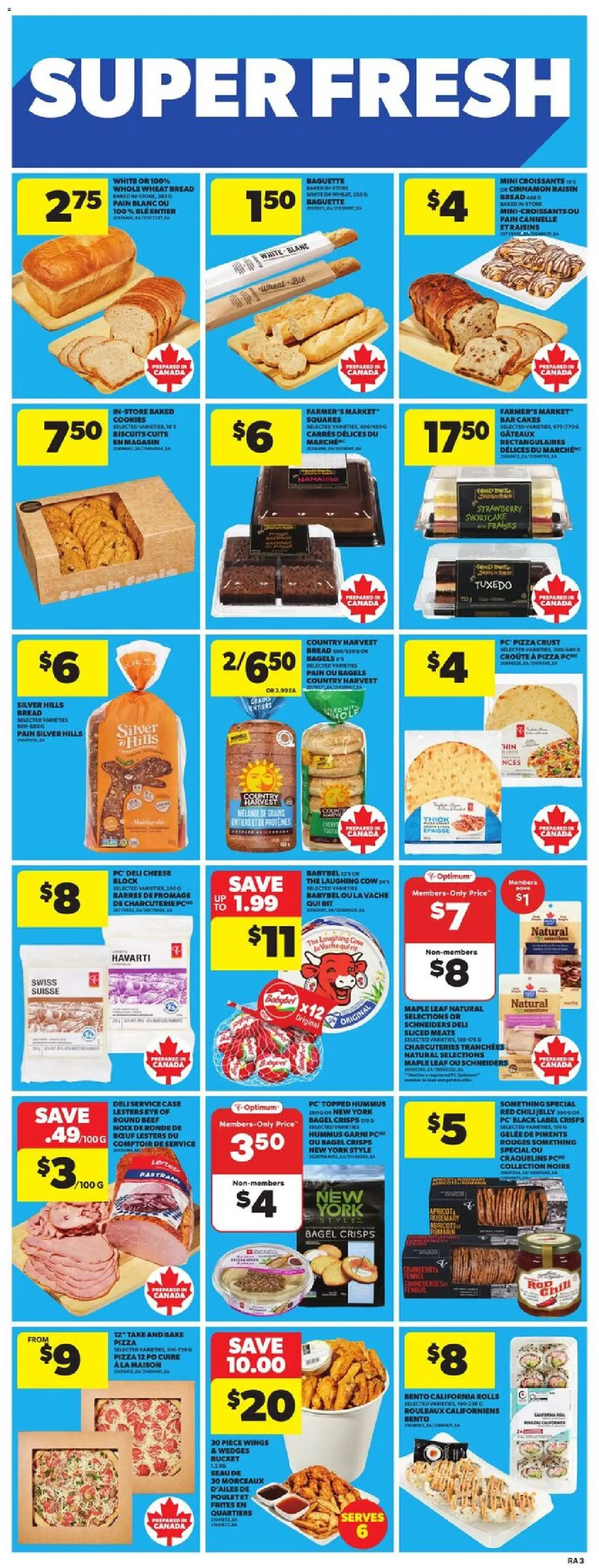 Atlantic Superstore flyer valid from 19.02.2026 | Page: 6 | Products: Cookies, PC, Cheese, Pizza