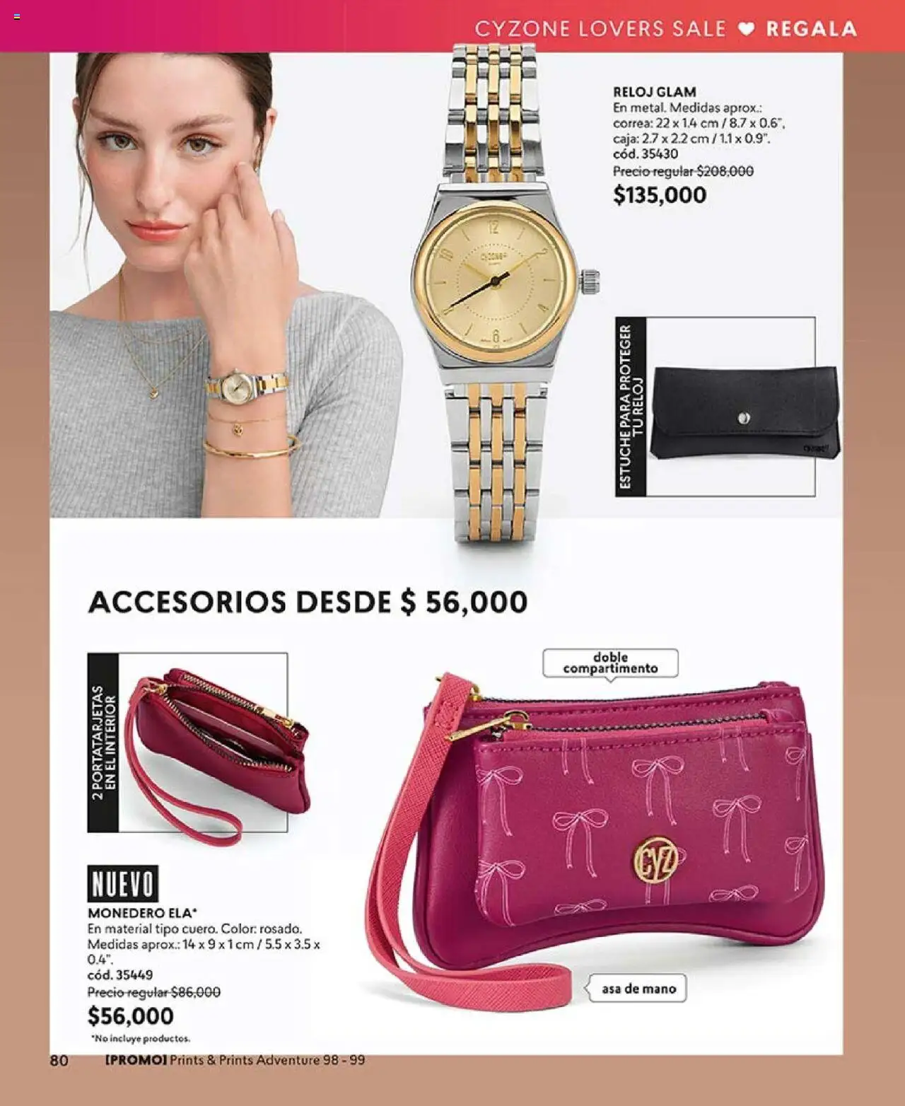 CyZone revista - valida desde el 18.08.2025 | Página: 80 | Productos: Estuche, Reloj, Caja, Monedero