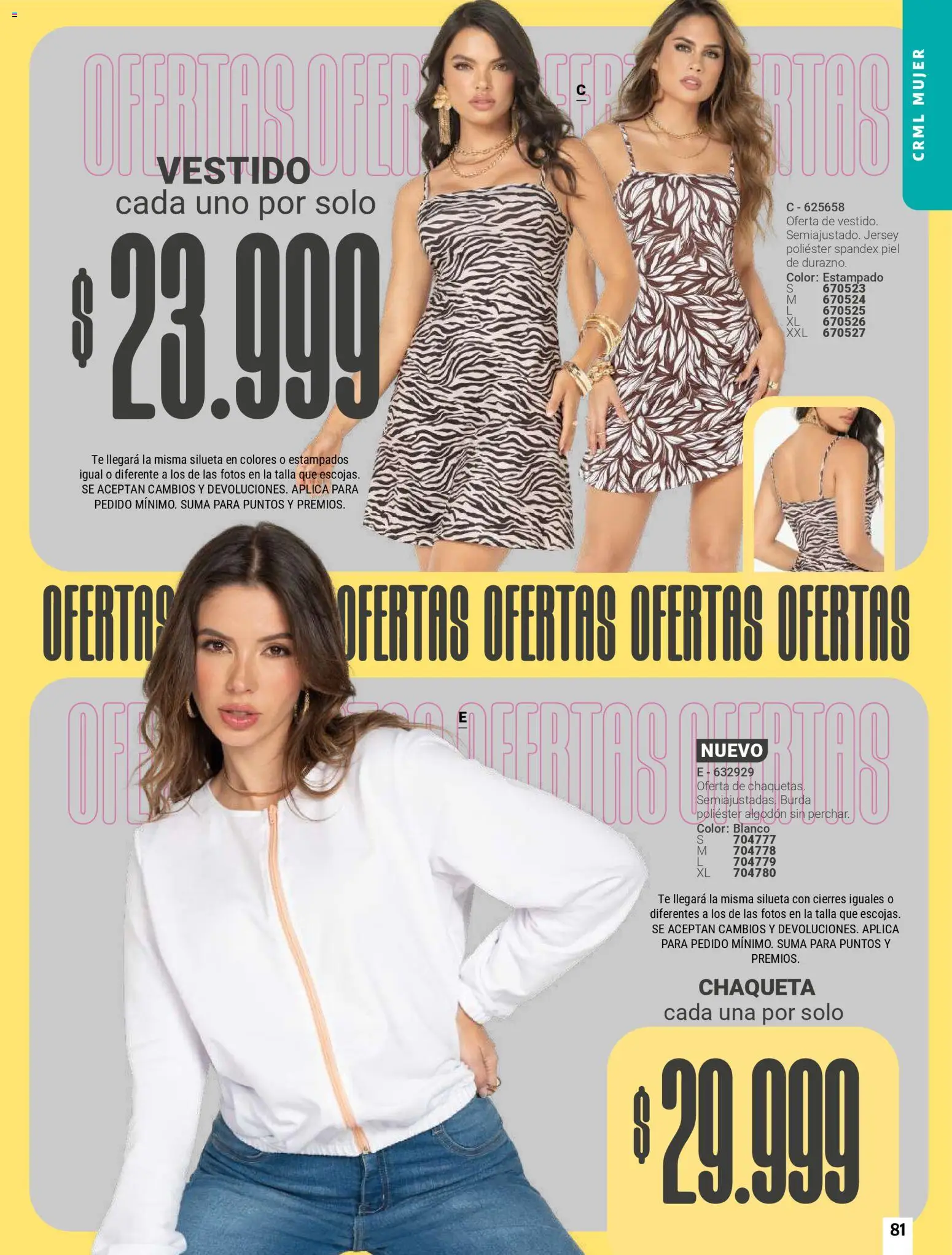 Carmel revista - valida desde el 01.04.2026 | Página: 81 | Productos: Té, Vestido, Chaqueta