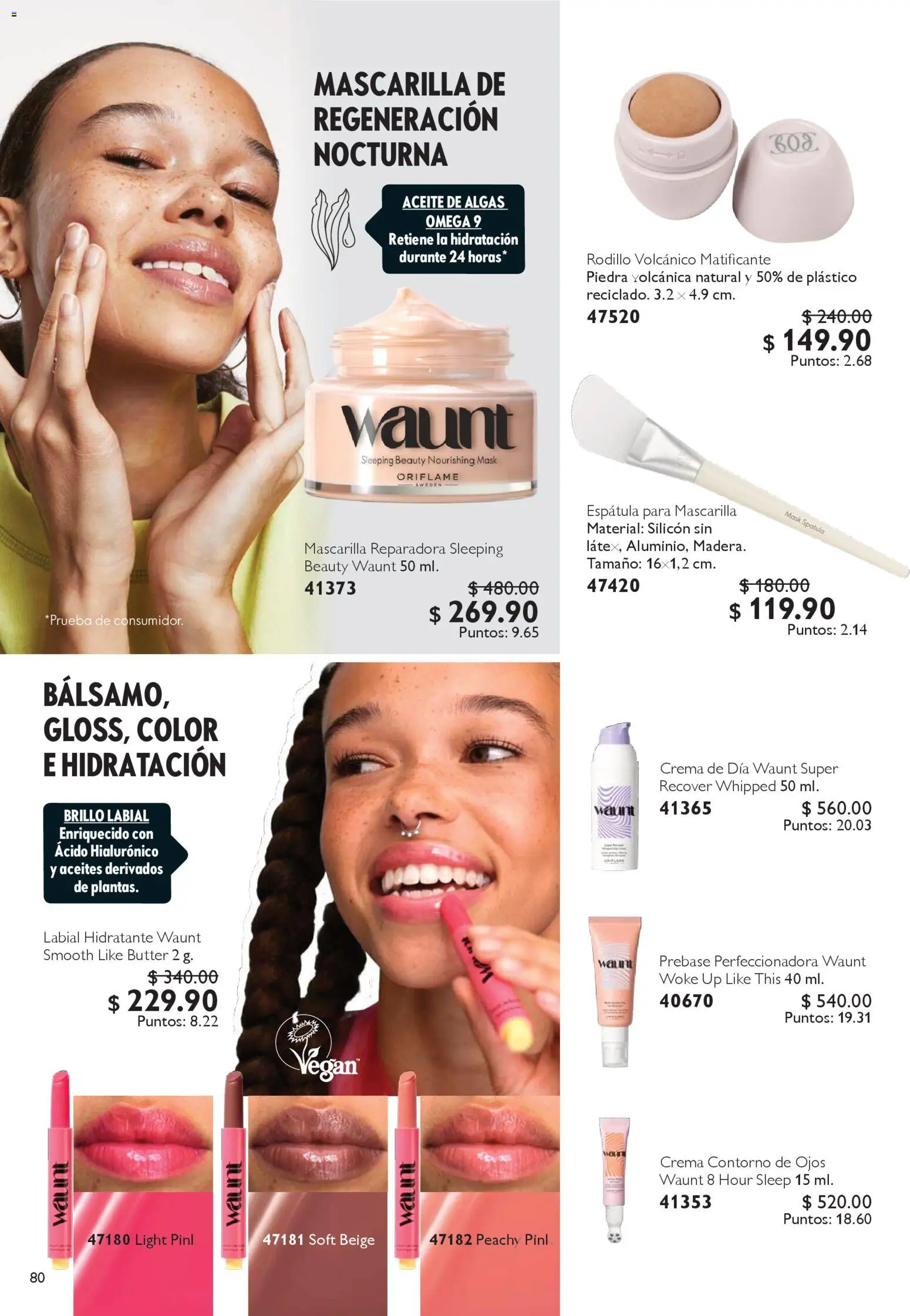 Nuevas ofertas de Oriflame válidas en toda la República Mexicana desde el 24.01.2026. ¡Encuentra las mejores ofertas en Oriflame campaña 2 2026! | Página: 80 | Productos: Contorno de ojos, Crema, Espátula, Contorno