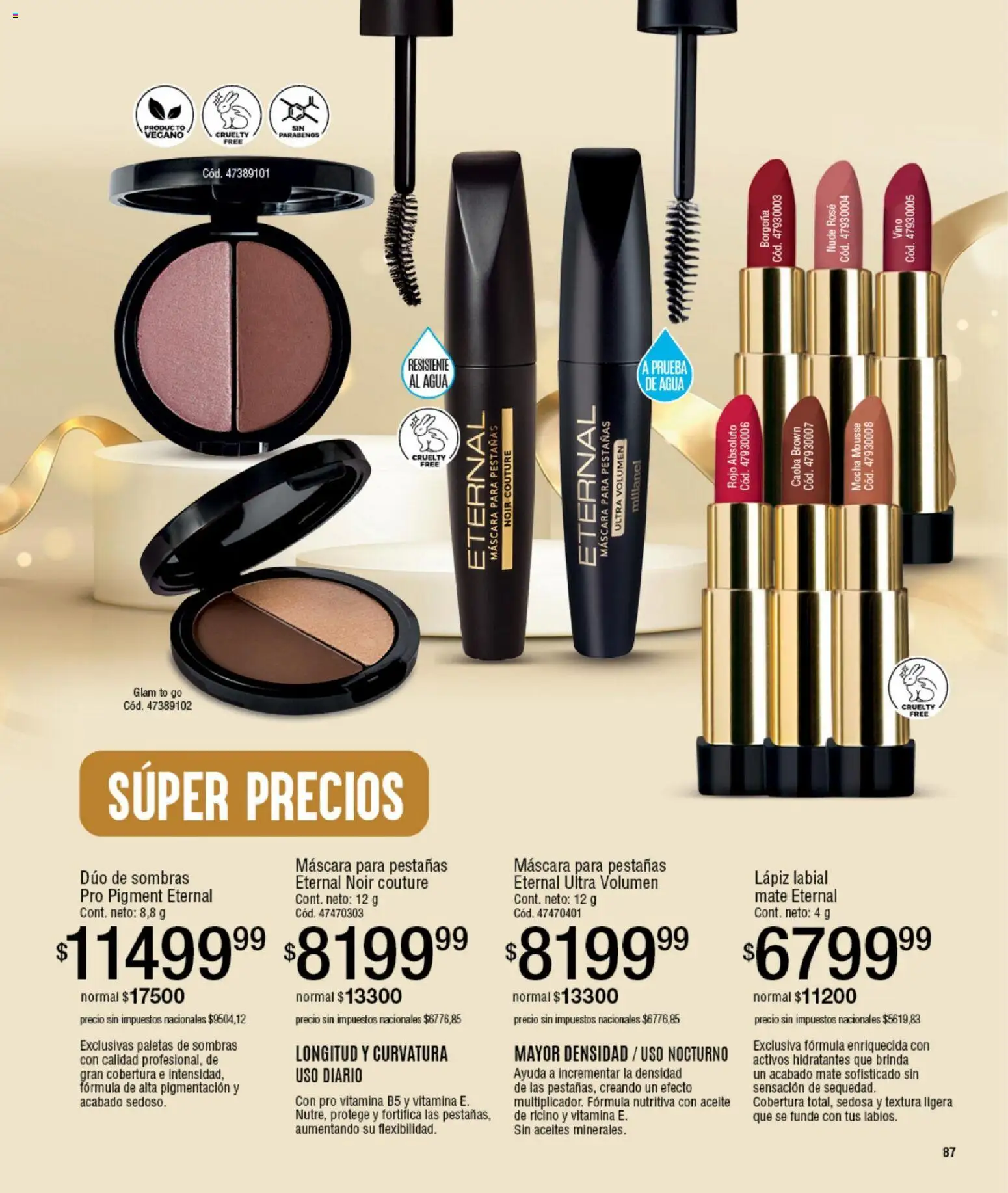 Millanel - Catálogo │ válido desde el 08.12.2025 | Página: 87 | Productos: Aceite, Máscara, Lápiz labial, Mousse