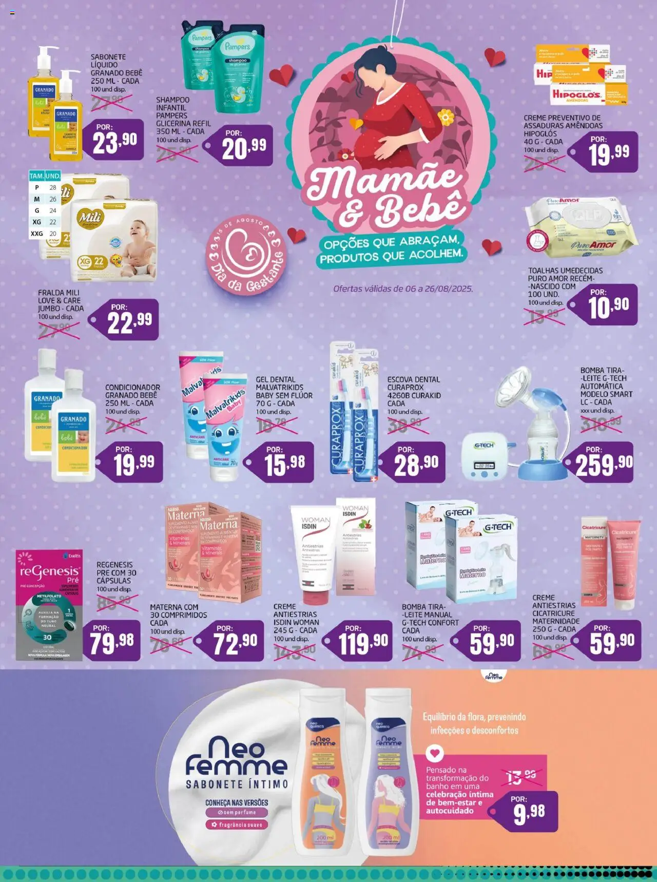Cooper Folheto - válido de 06.08.2025 | Página: 5 | Produtos: Hipoglós, Pampers, Fraldas, Sabonete líquido