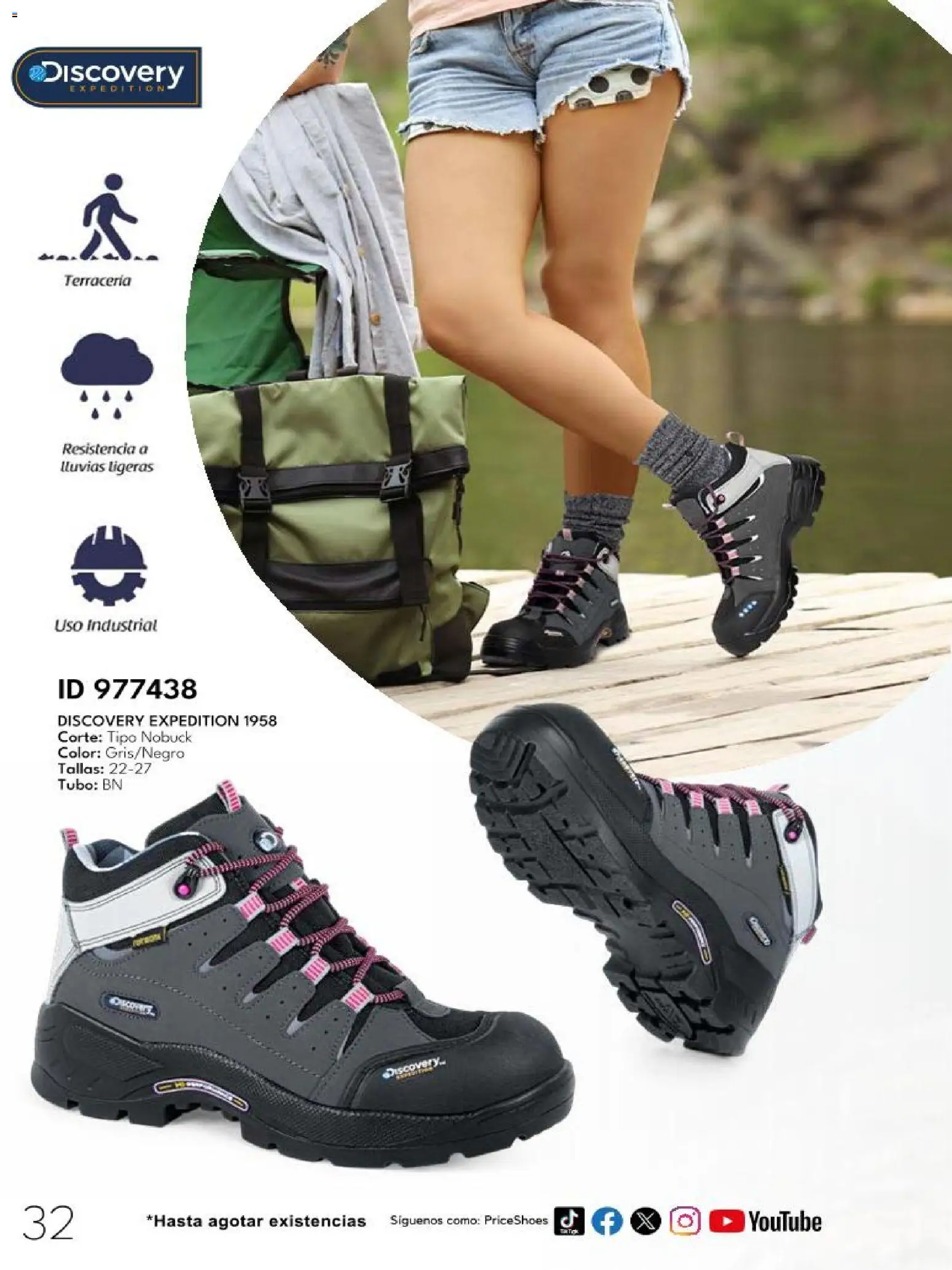 Nuevas ofertas de Price Shoes válidas en toda la República Mexicana desde el 23.12.2025. ¡Encuentra las mejores ofertas en Price Shoes catálogo Hummer! | Página: 32